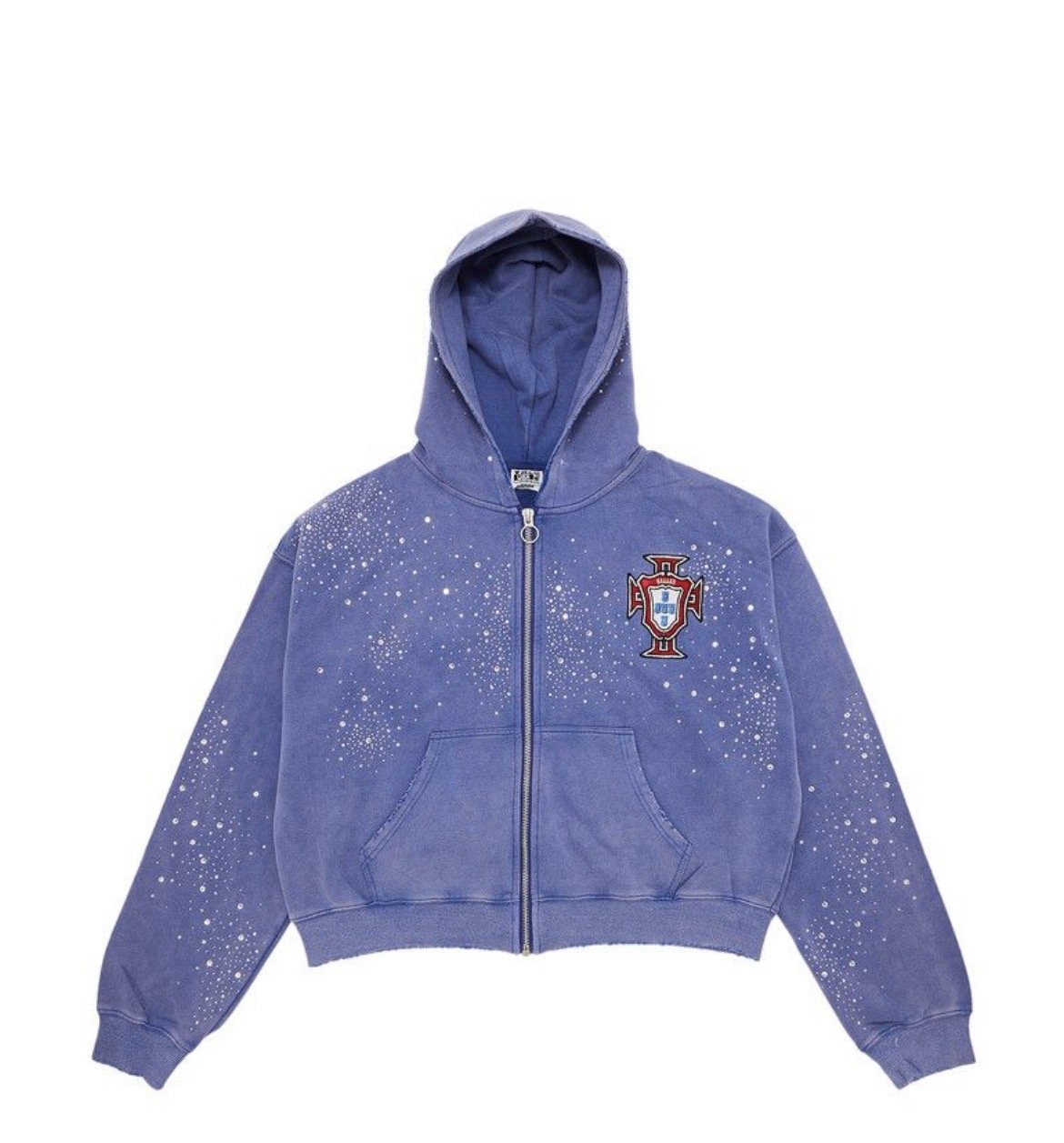 SEA CLUSTER 'LIGHT BLUE' ZIP-UP