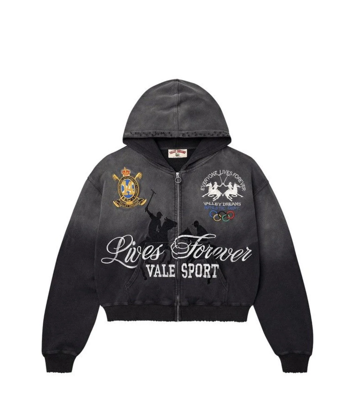 "FOREVER ROCK" ZIP -UP