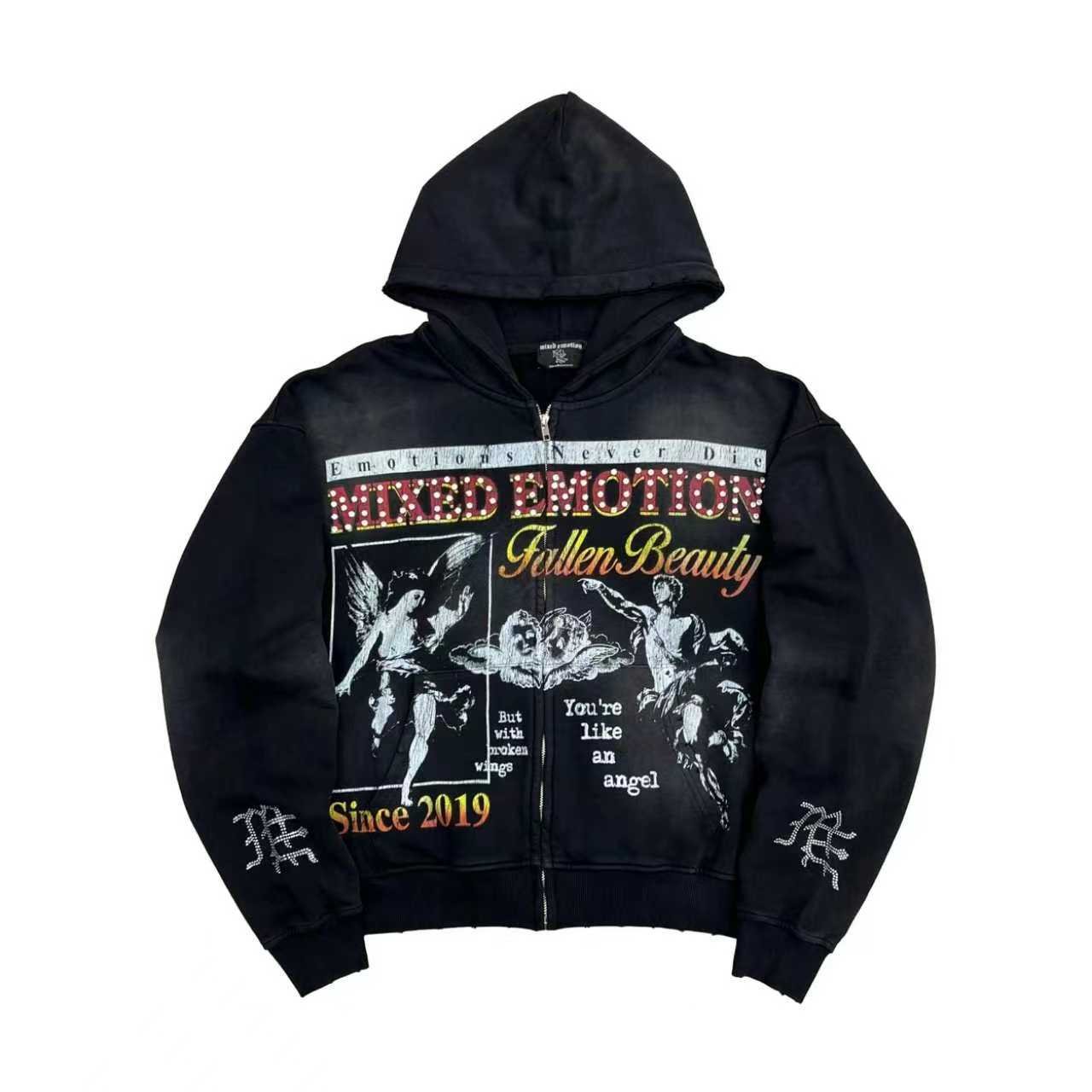 "FALLEN BEUTY" ZIP UP