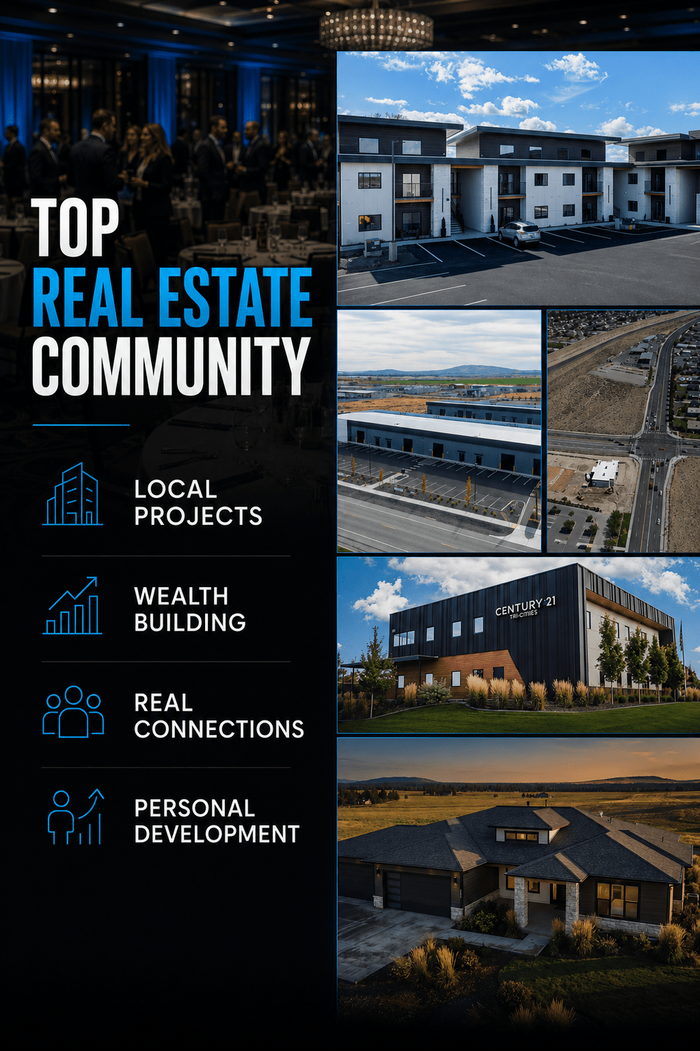 Real estate community projects across Eastern Washington