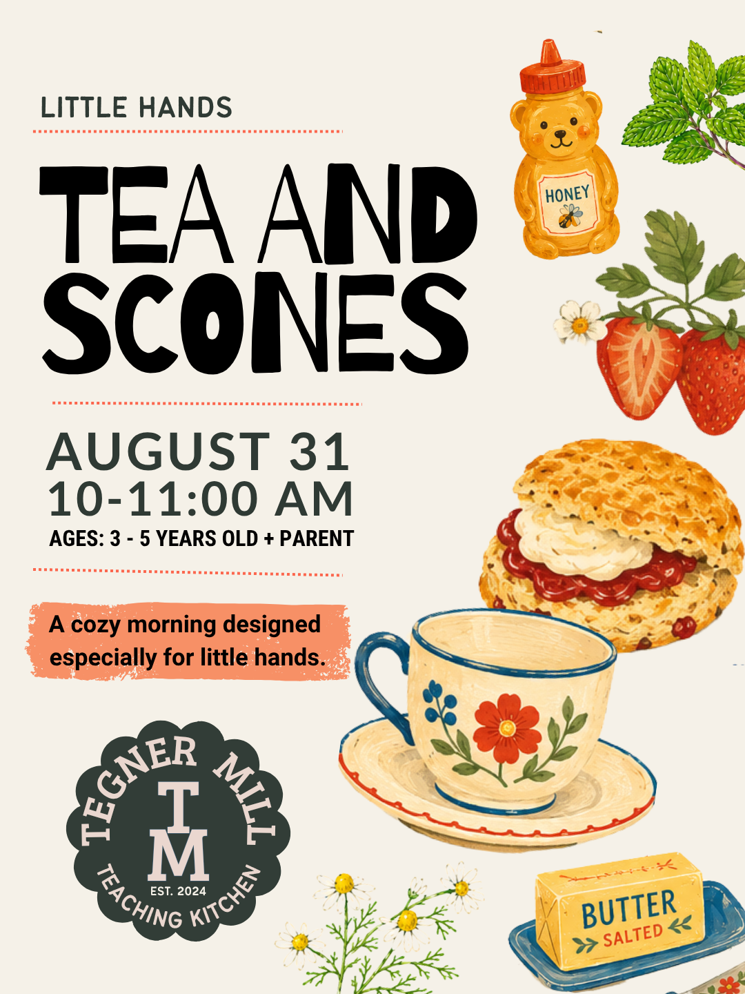 Little Hands: Tea & Scones