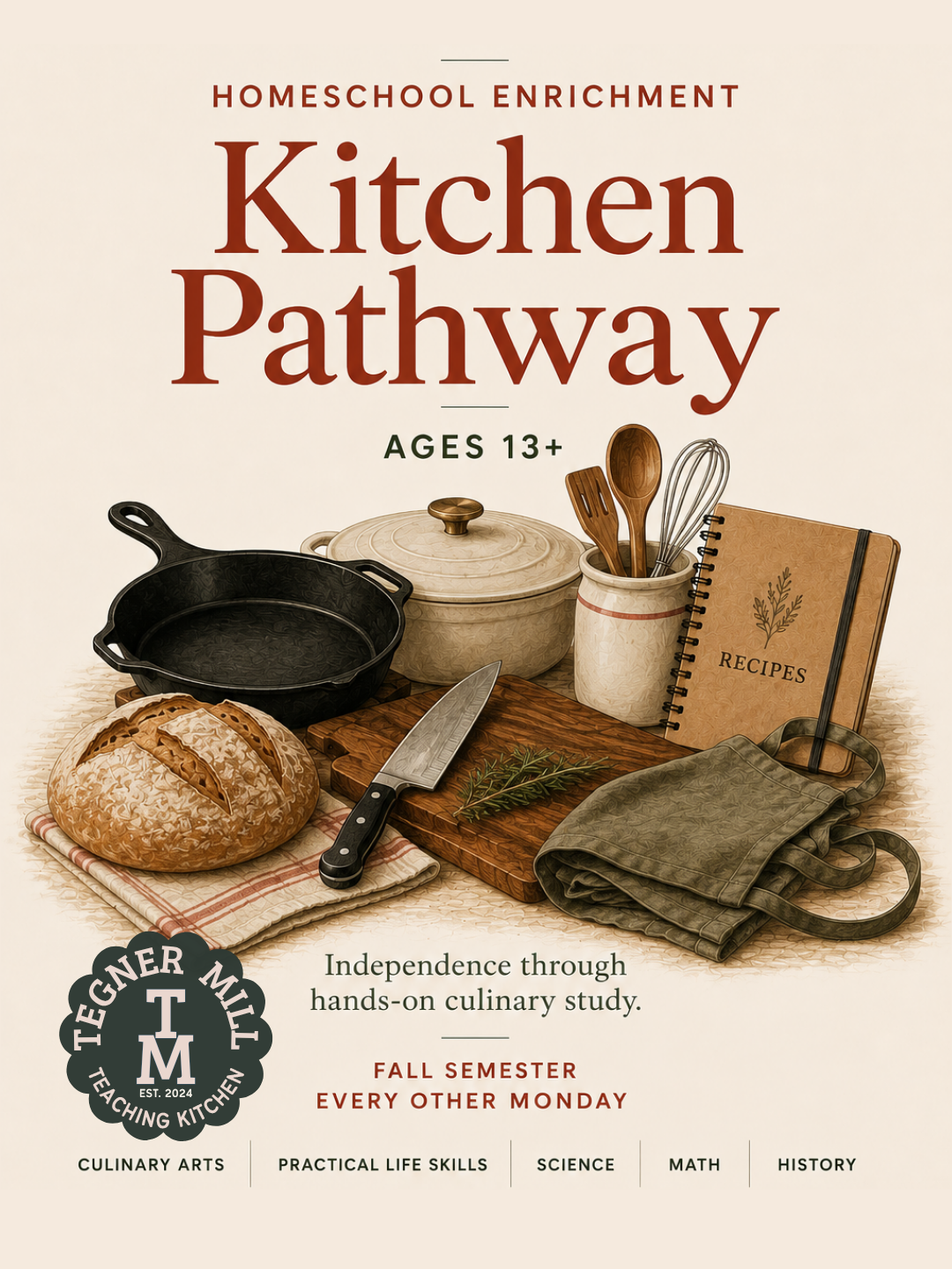 Payment Plan - Kitchen Pathway: Fall Semester