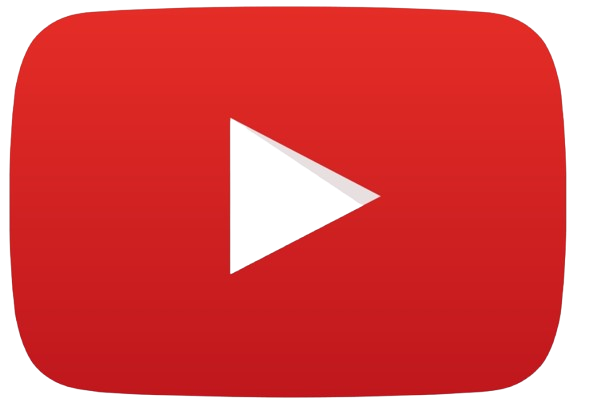 YouTube play button logo, hyperlink.