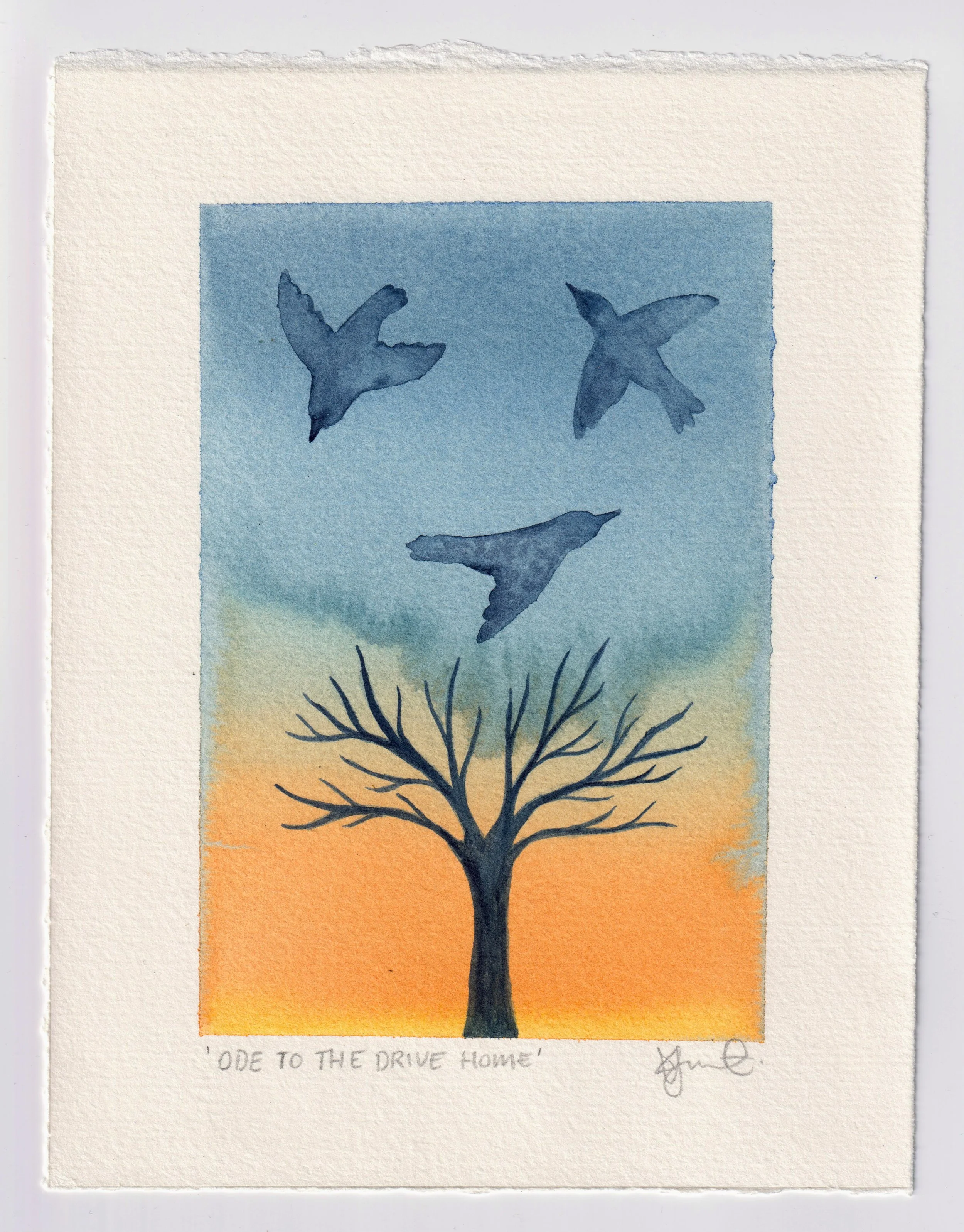 Ode To The Drive Home - Original Artwork
