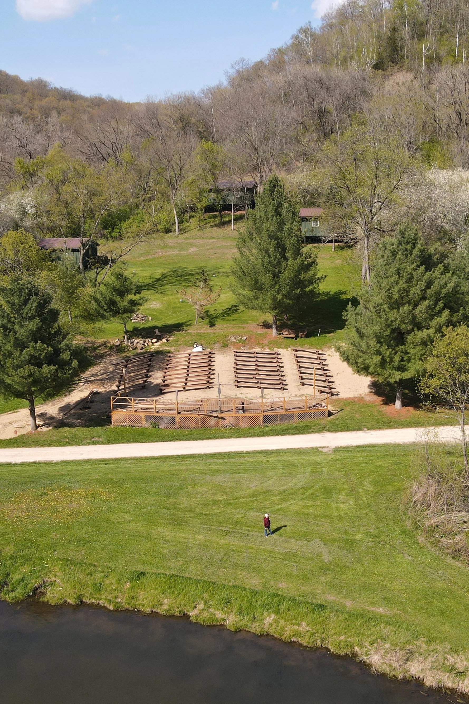 New benches at Amphitheater 2026-05 03.jpg