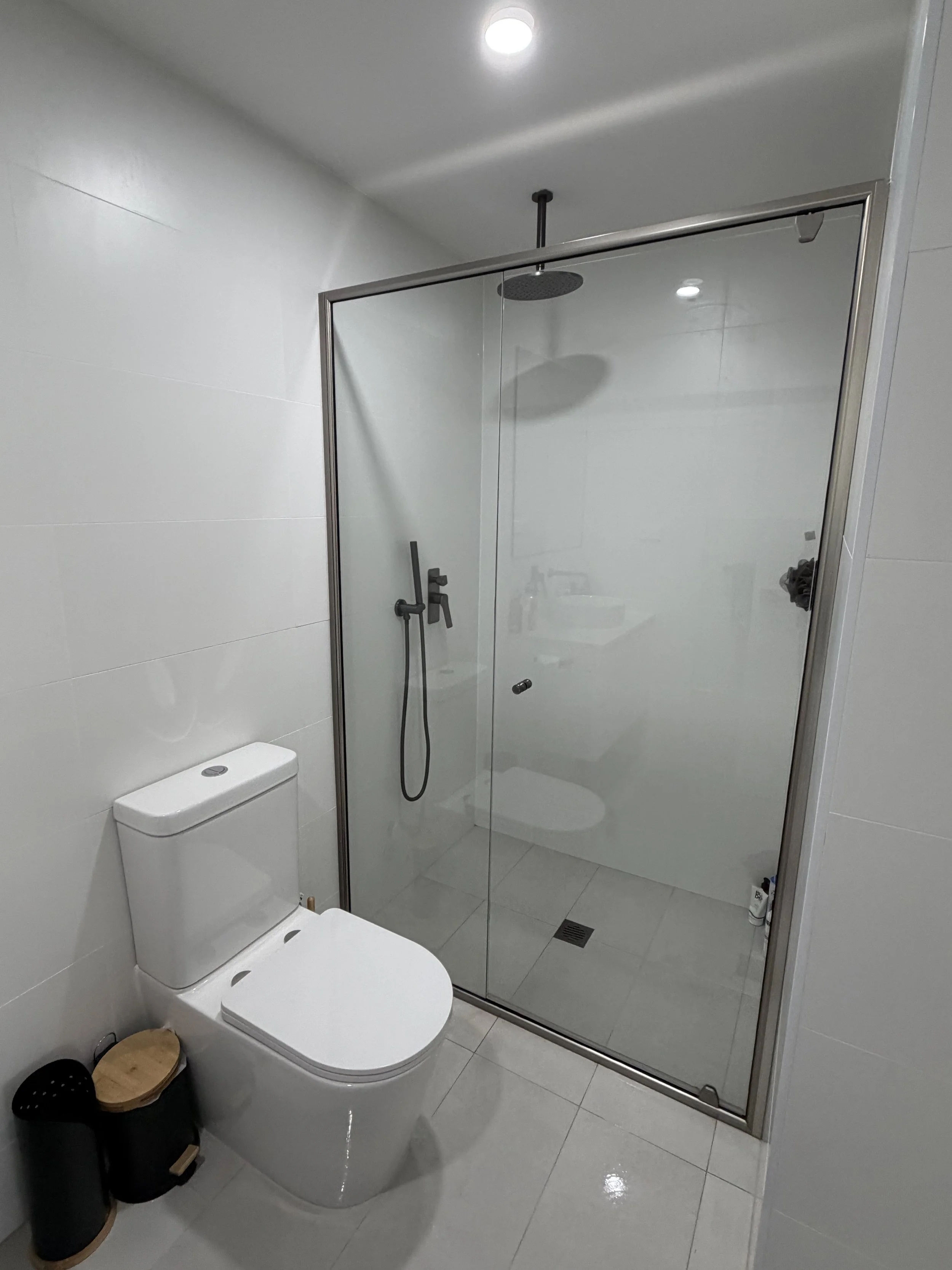 A cleaned shower 
