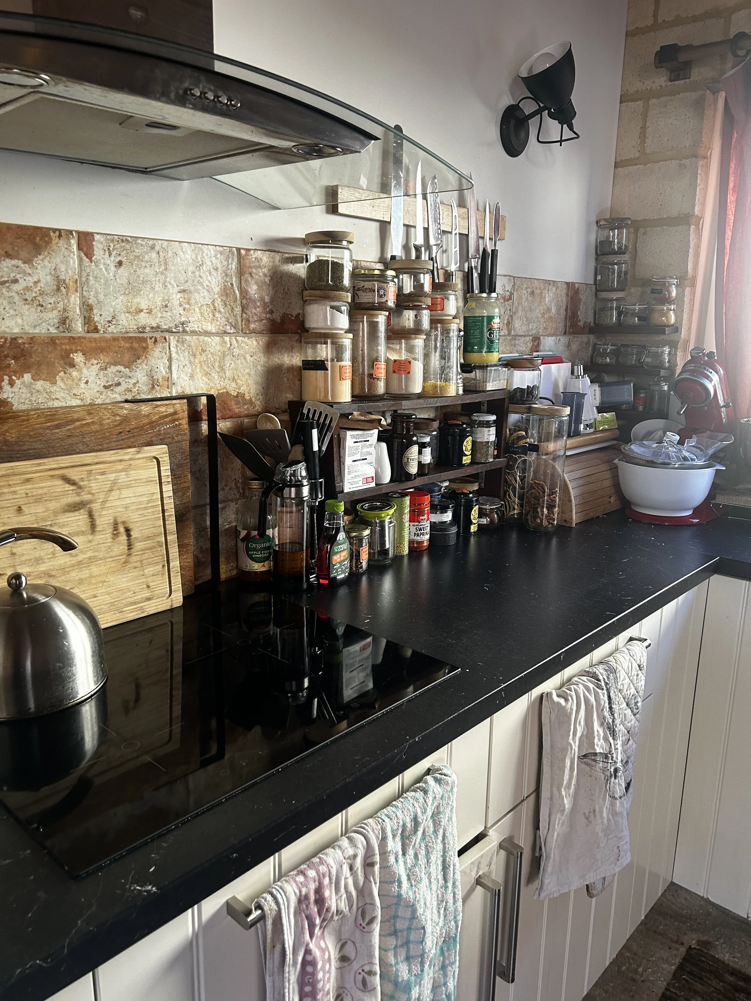 cleaned kitchen 
