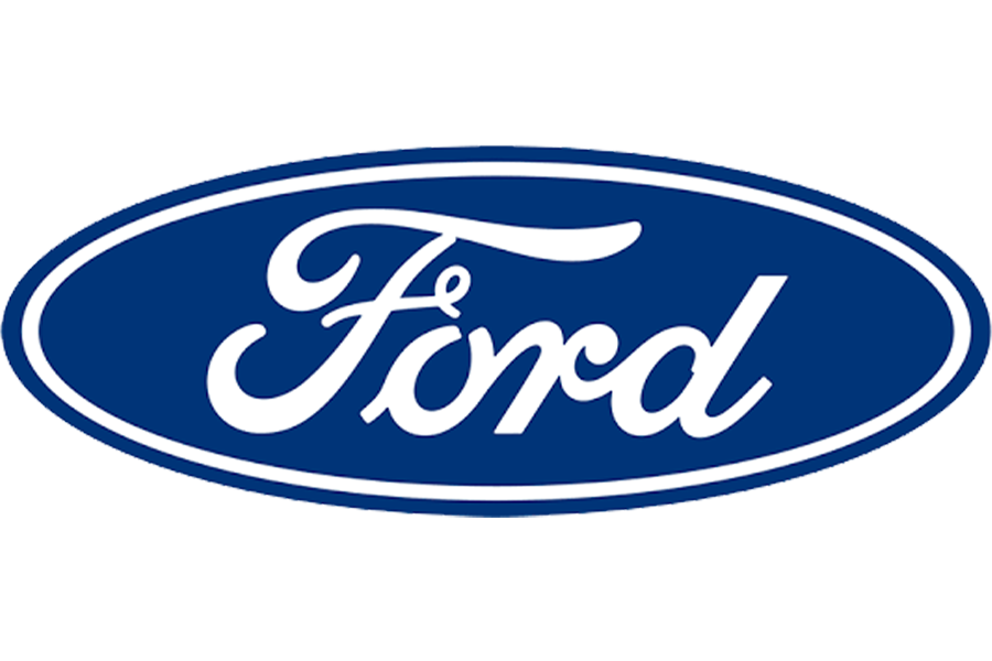 Ford logo with blue oval and white script text.