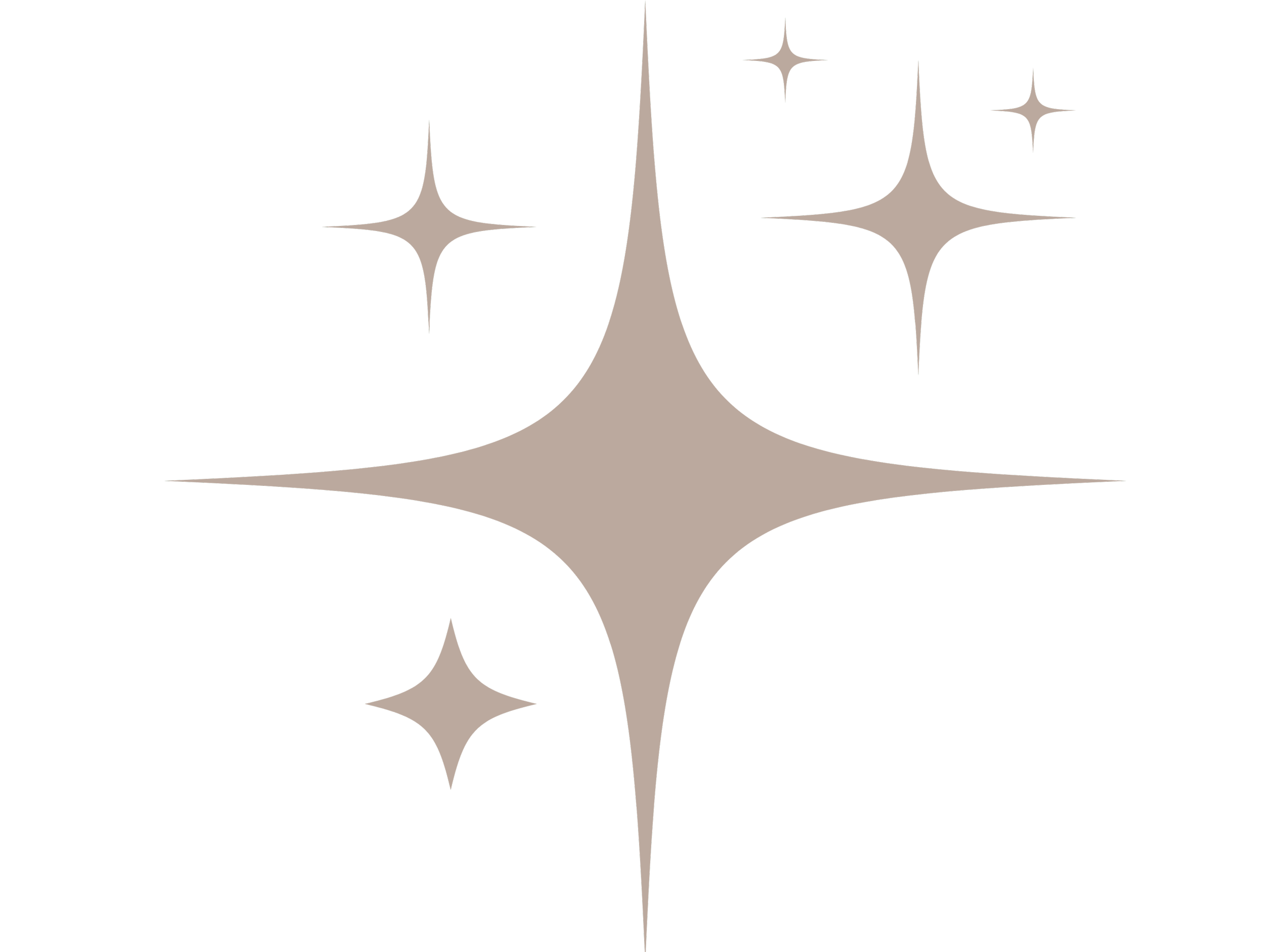 A black background with multiple stylized silver stars of varying sizes arranged in a pattern.