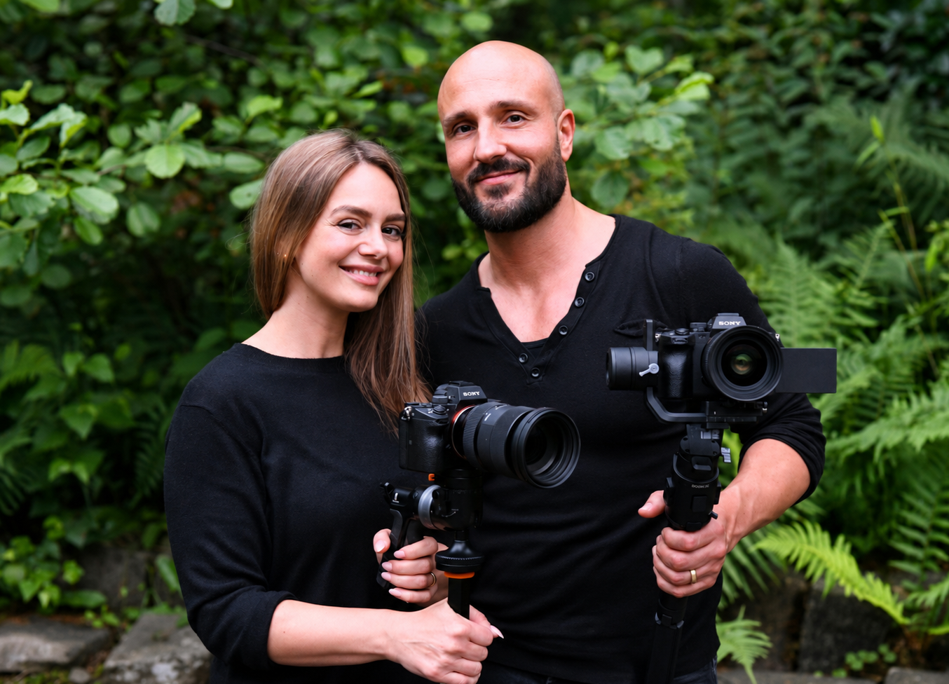 Pietro and Tarsi Frisella — professional wedding videographers based in Paphos, Cyprus