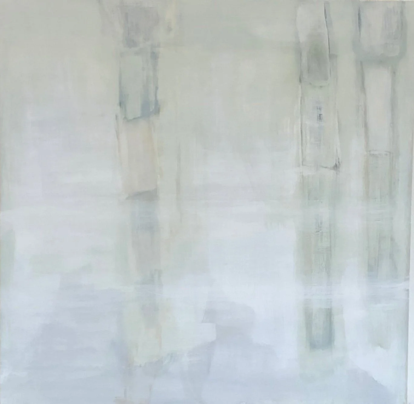 Understory (2019), Oil on Board, 40" x 40" 