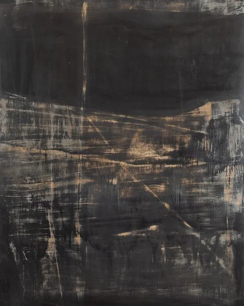 Das Lied von der Erde (2021), Oil on Wood Panel, 50" x 40"