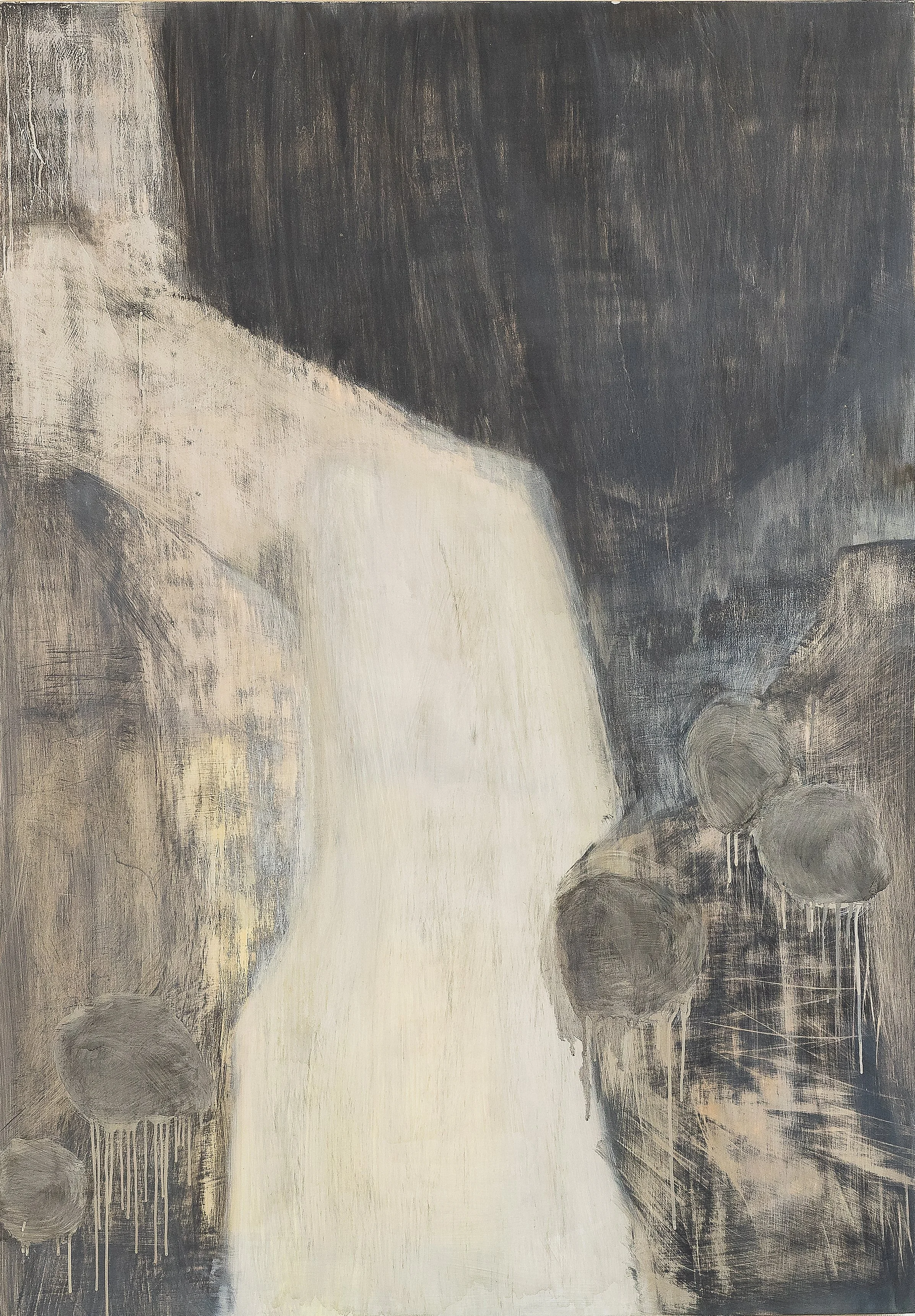 Glyptothek (2018), Oil on Wood Panel, Diptych,  50" x 35"