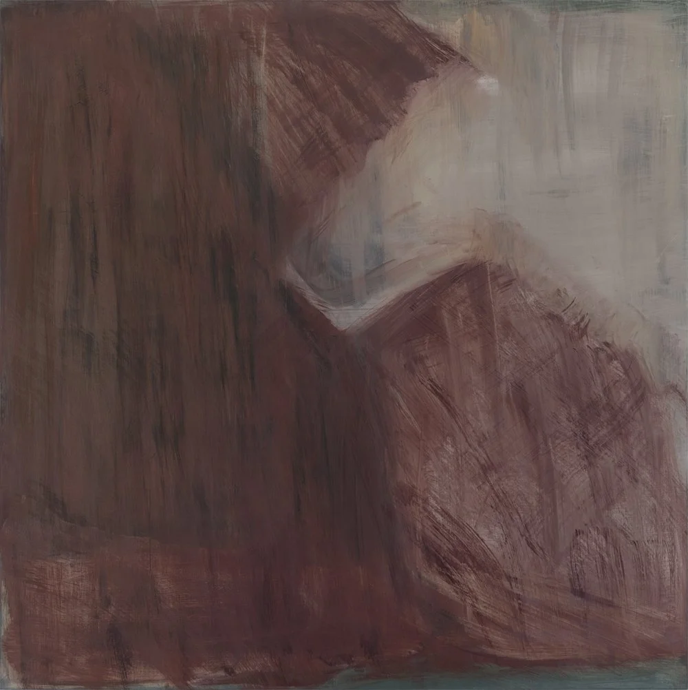 Notch (2016), Oil on Wood Panel, 30" x 30"