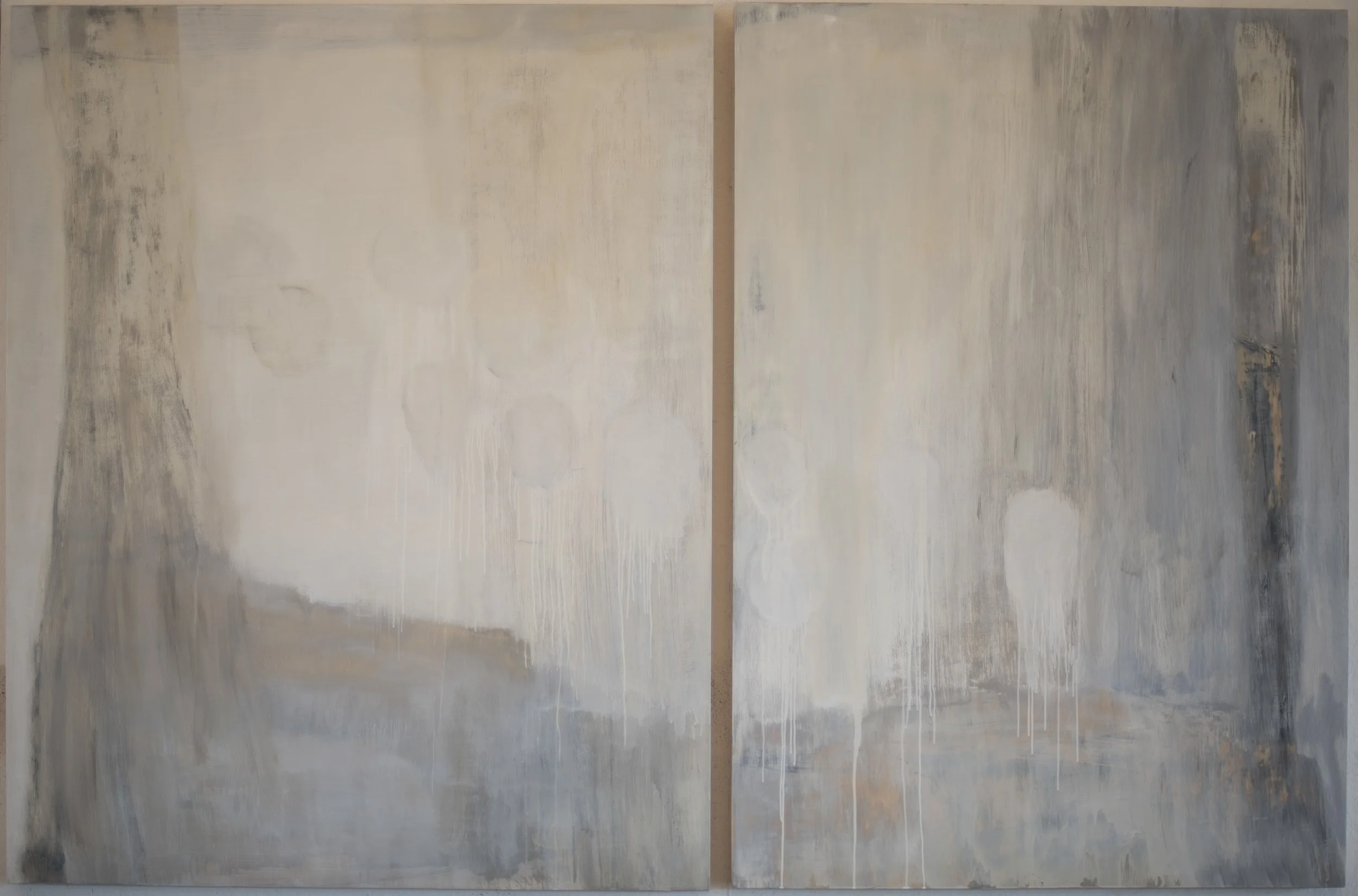 Glyptothek (2017), Oil on Wood Panel, 50" x 40"