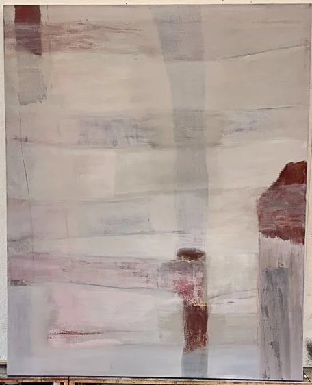 Longing for Red (2026), Oil on Linen, 64" x 52"