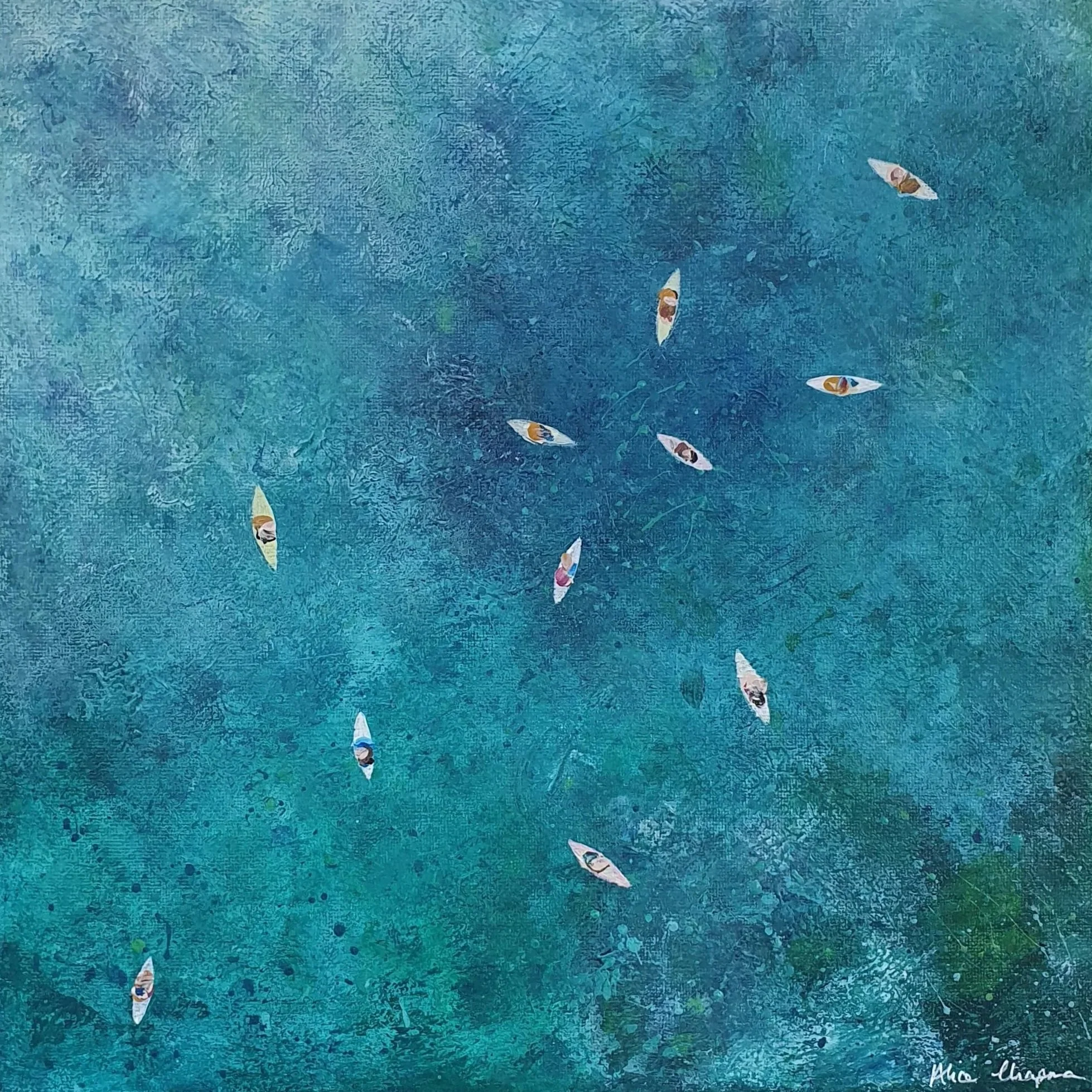 Call of the Ocean (34 x 34cm) SOLD