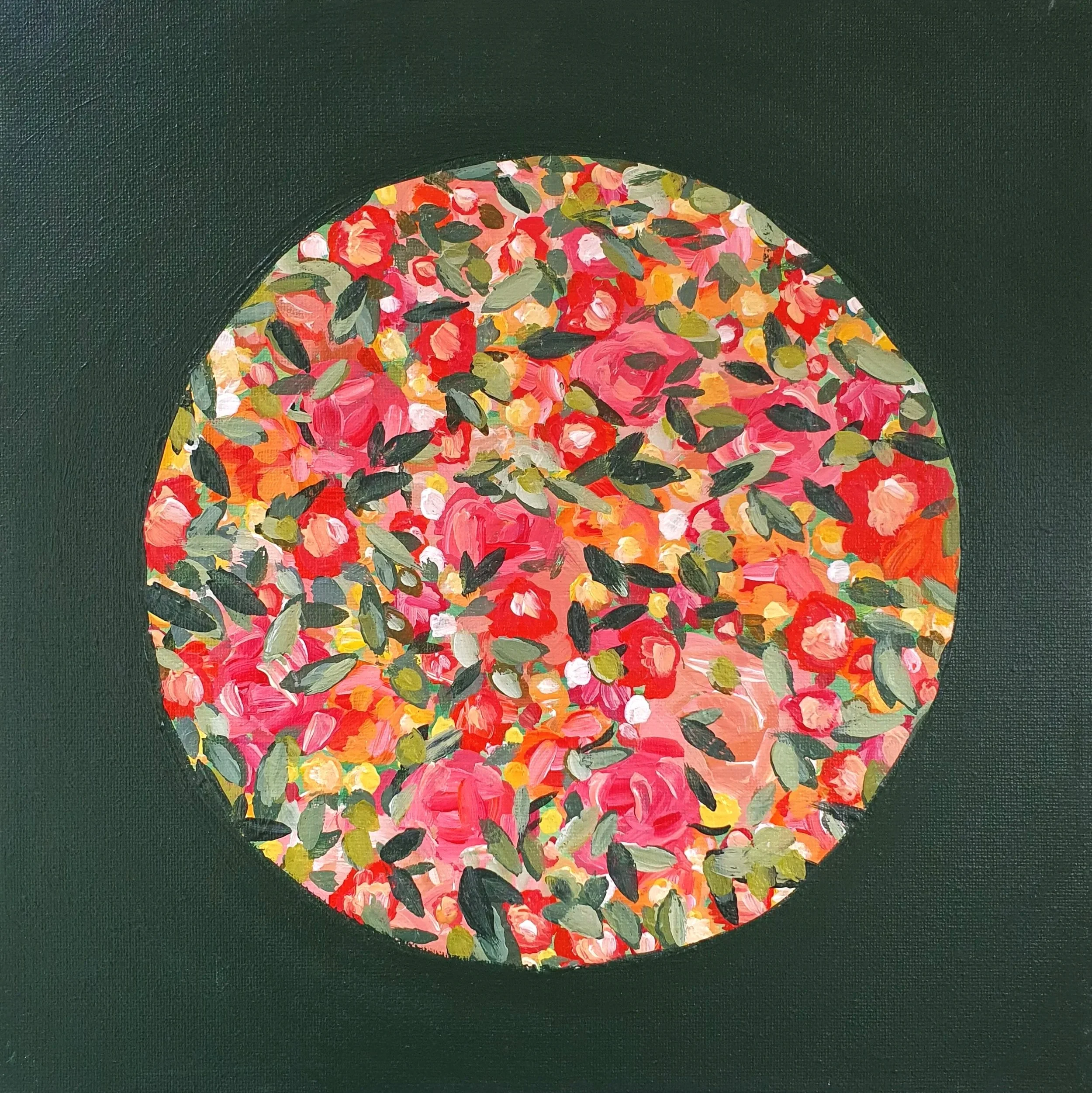 Flower Moon (34 x 34cm) SOLD