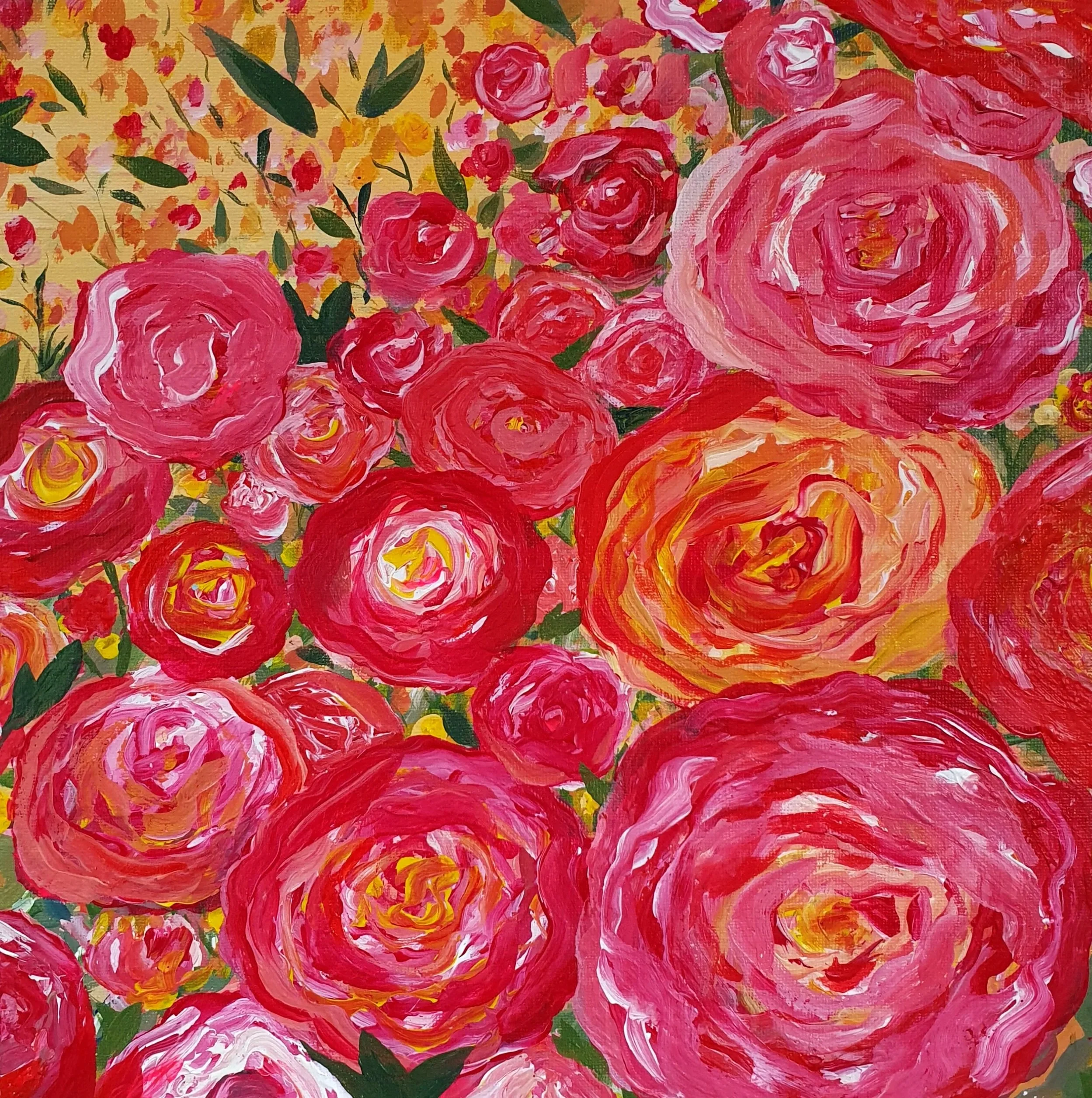 Watch me Bloom (34 x 34cm)