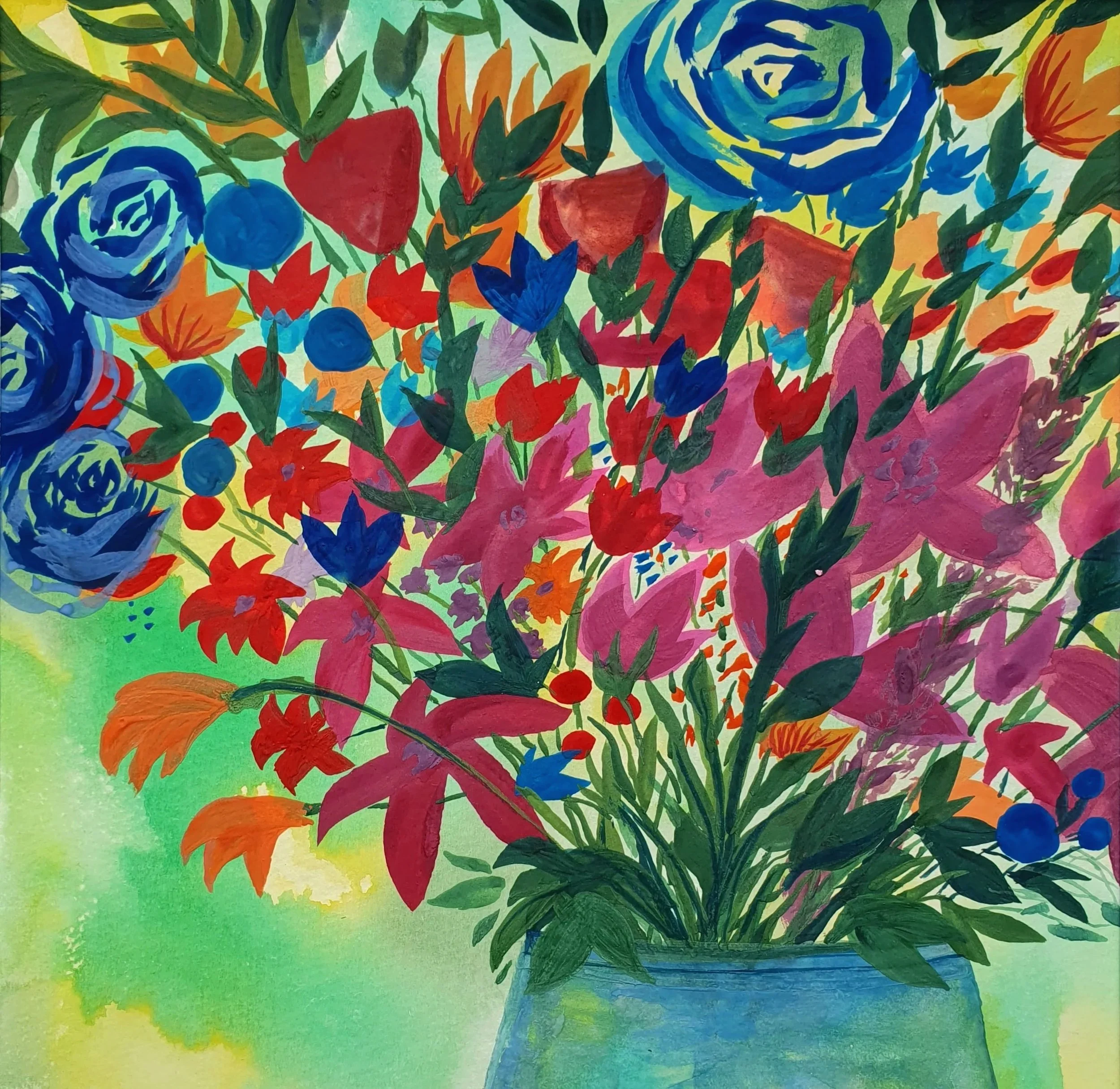 Picked from the garden (27.5 x 27.5cm)