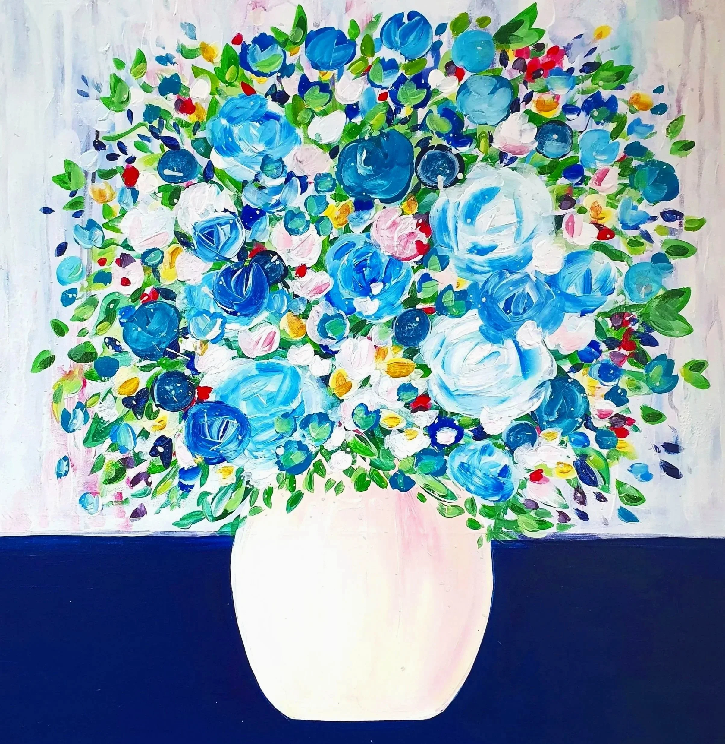 Oh so fancy! (61 x 61cm)