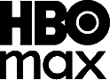 HBO Max logo in black and white
