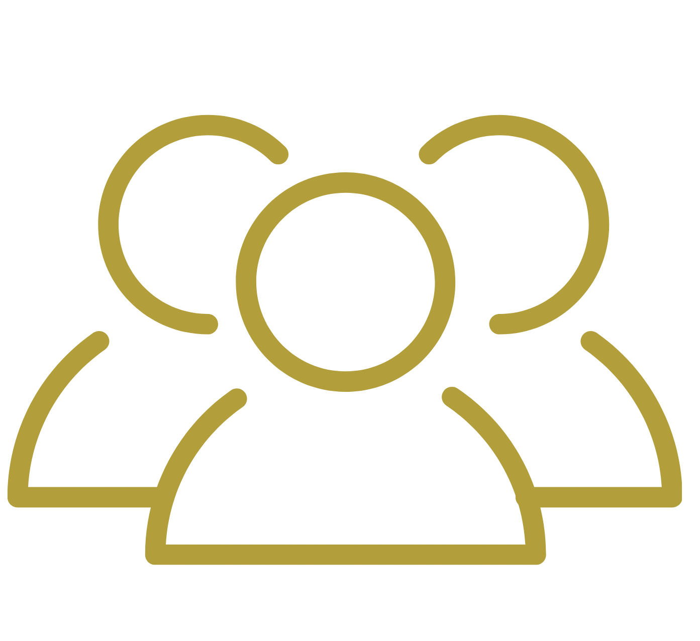 Teamcoaching Icon in gelb-gold