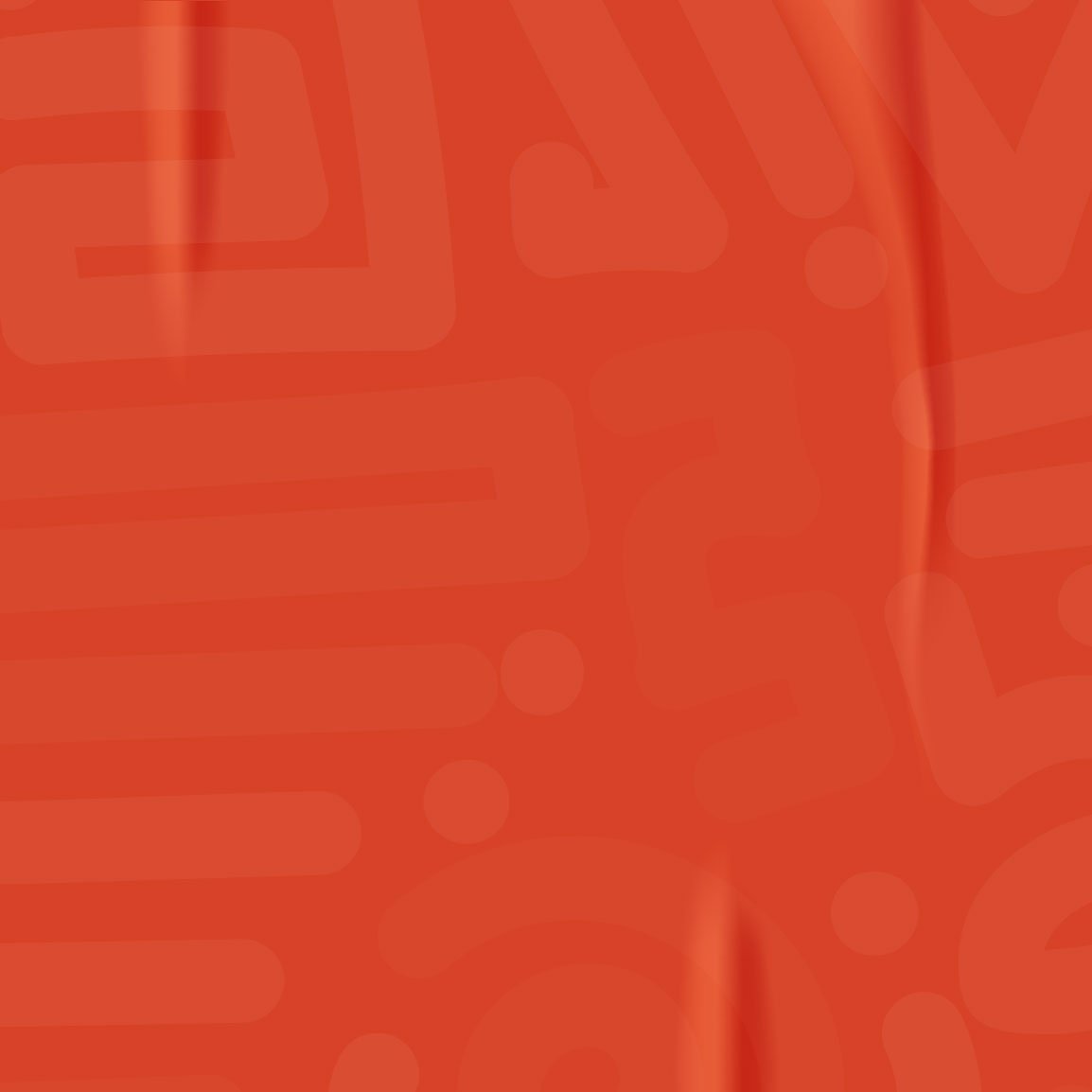 L'image montre une surface orange avec un motif abstrait légèrement flou.