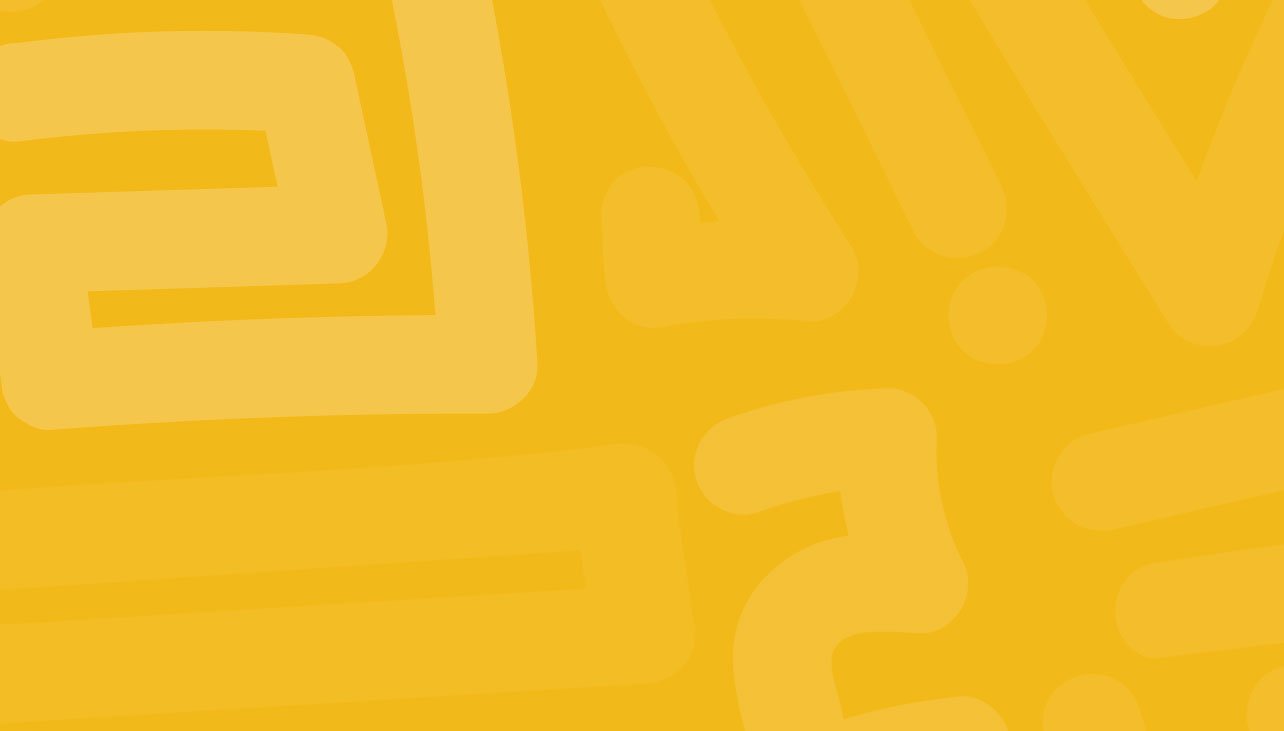 Arrière-plan jaune avec des motifs abstraits et du texte en surimpression