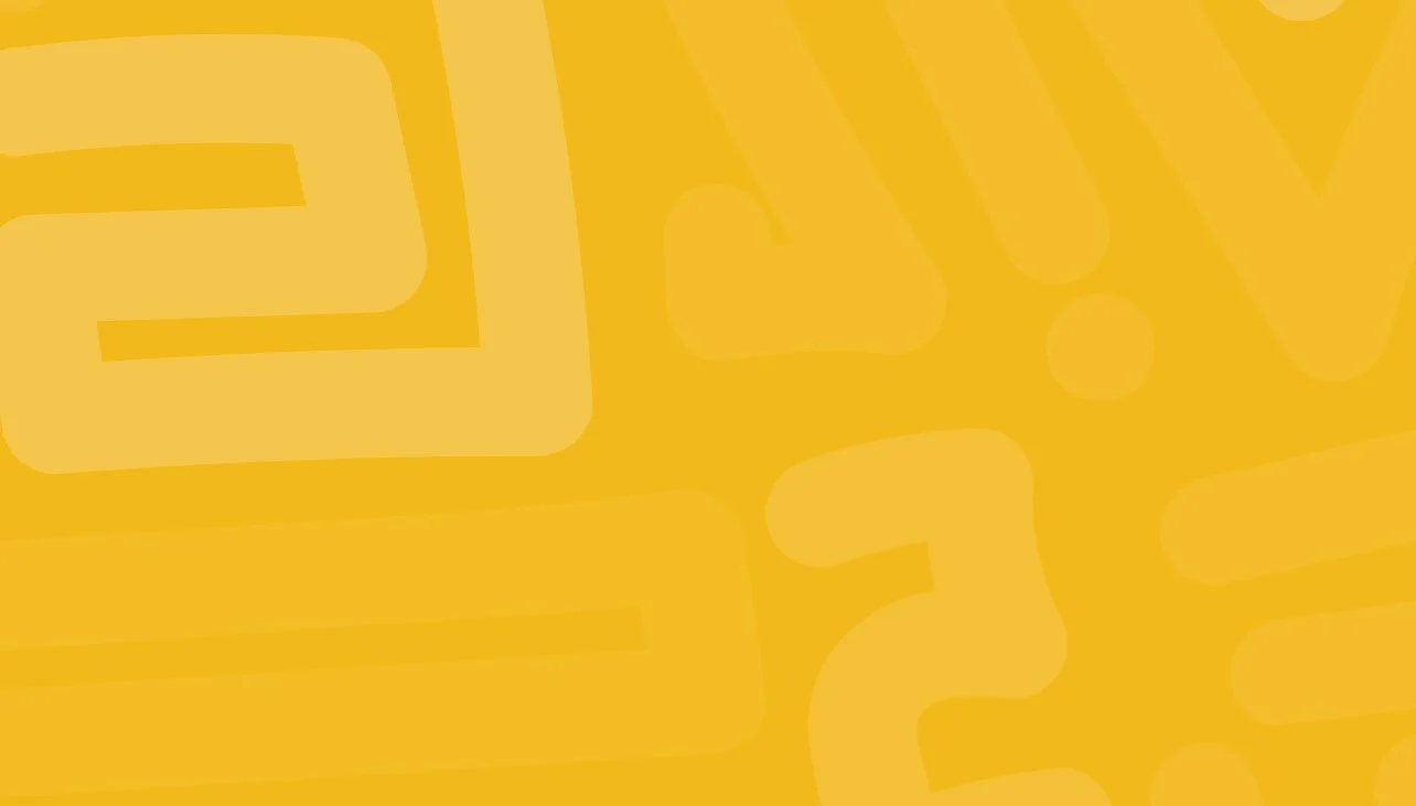 Arrière-plan jaune avec des motifs abstraits