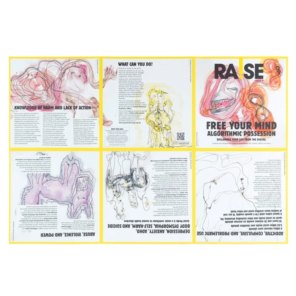 Issue 9 of RAISE.
Writer, Researcher and Illustrator