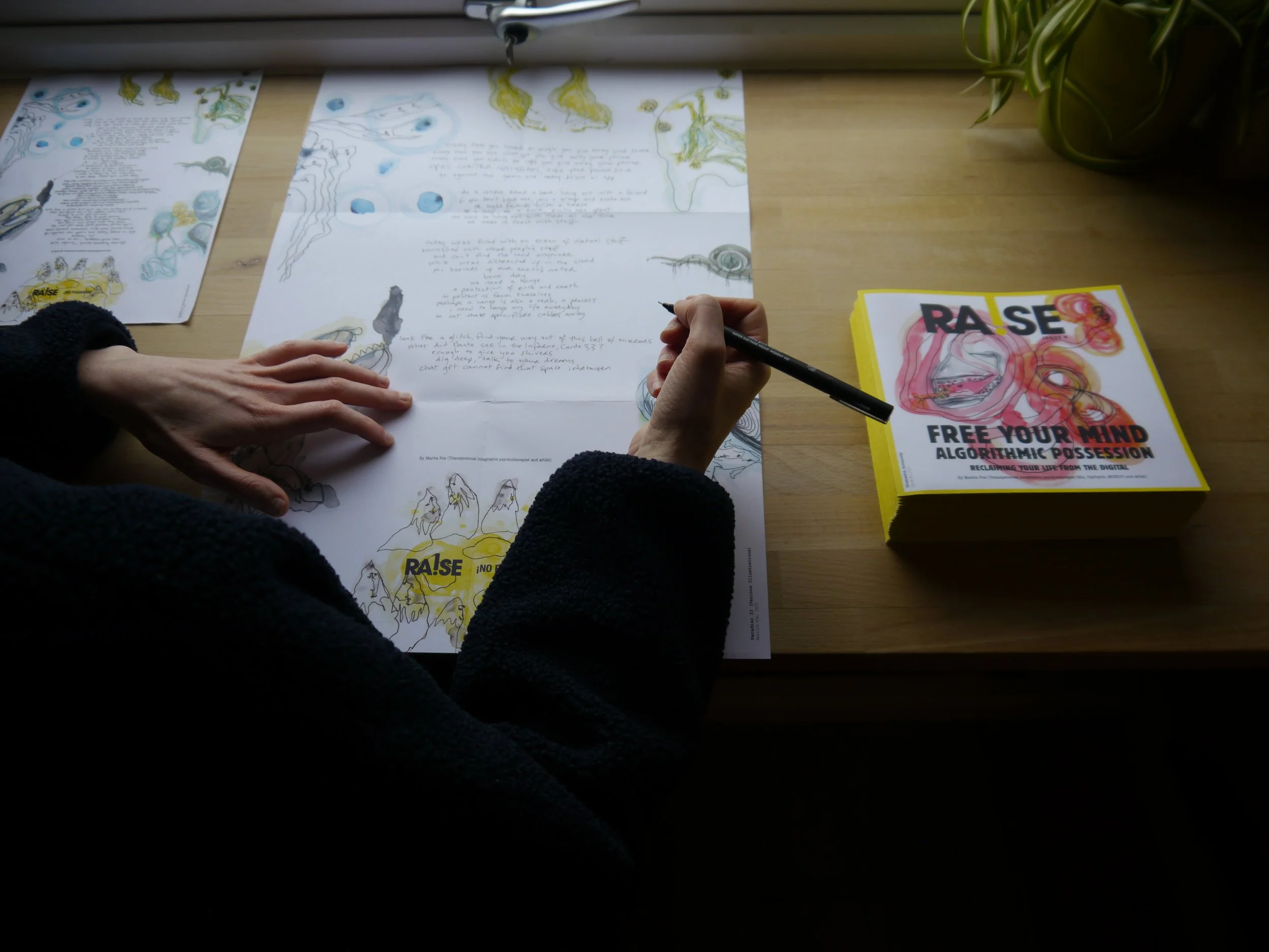 Durational writing of poem, 12 hours.
Issue 9 of RAISE.
