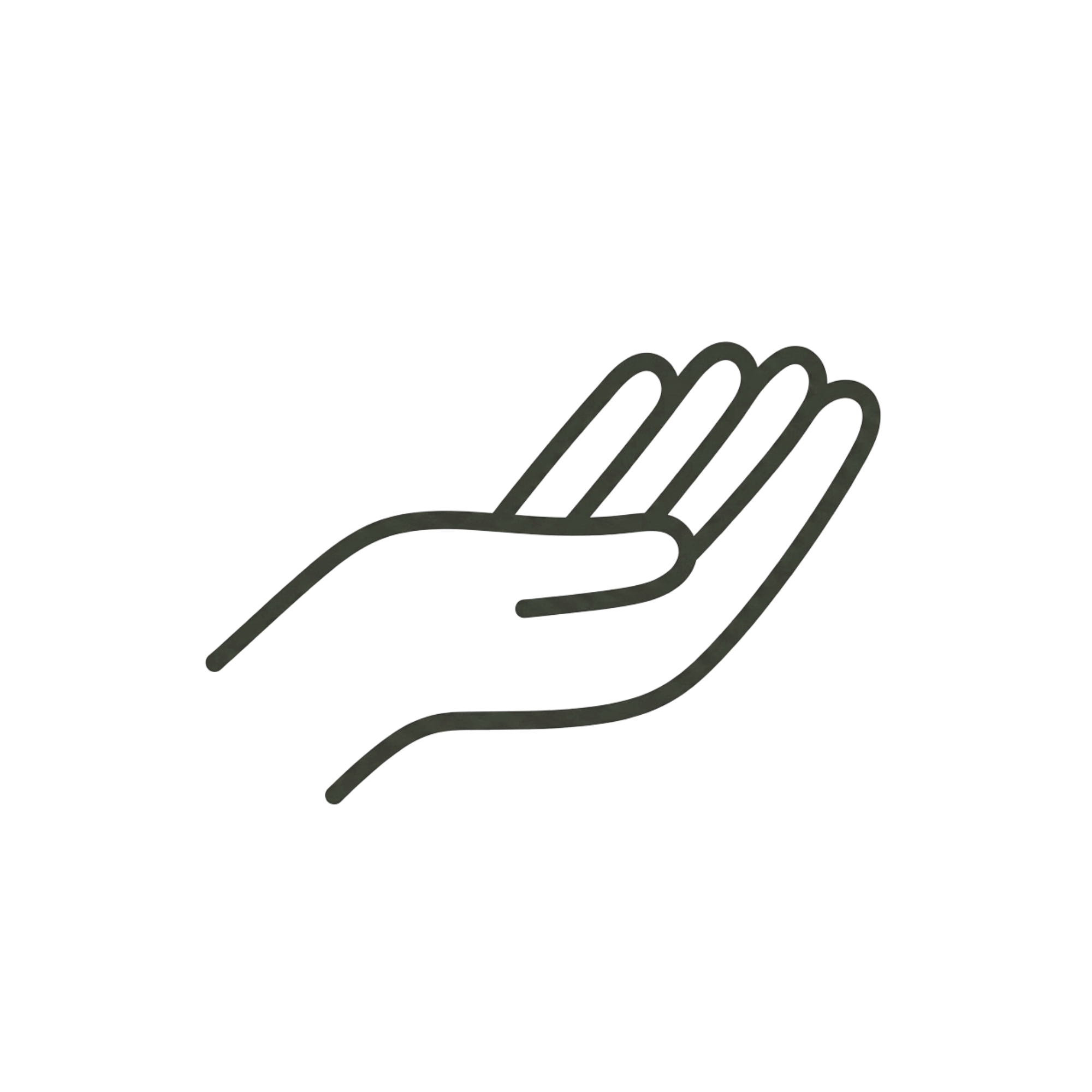 Illustration of a hand holding a disposable razor with a curved handle.
