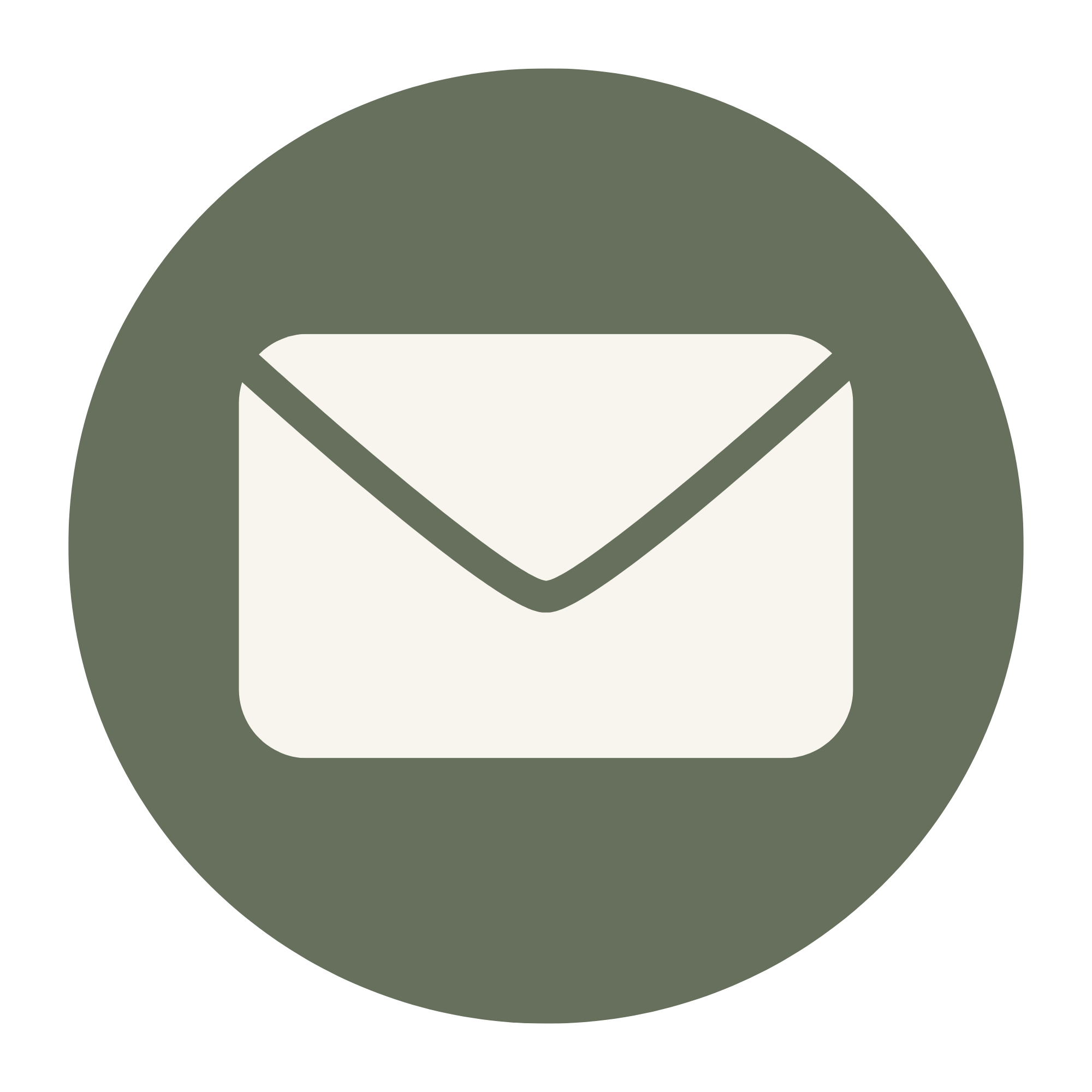 A hand holding a sealed white envelope.