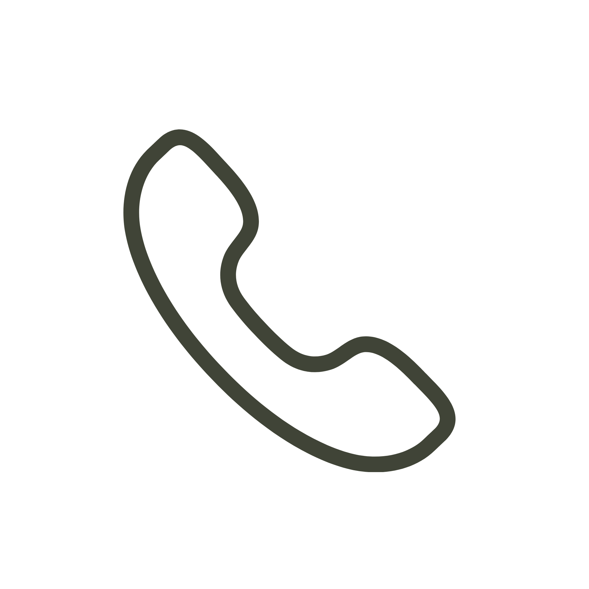 Line drawing of a person holding a phone or a similar device, with a large speech or message bubble above.