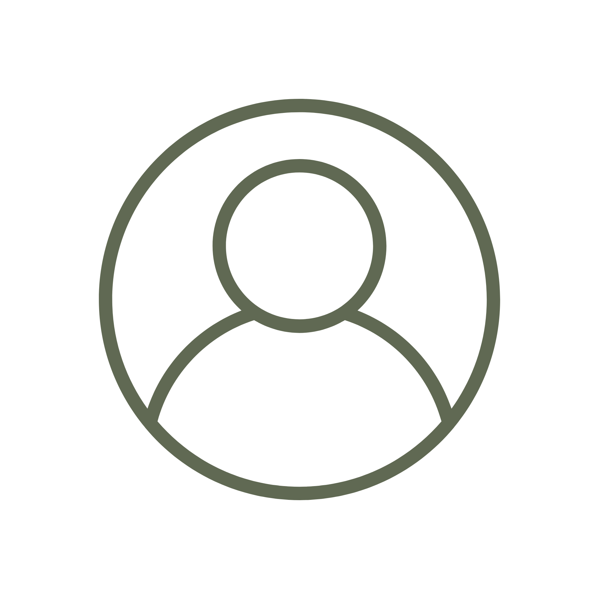 Close-up of black and olive green concentric circles on a dark background.