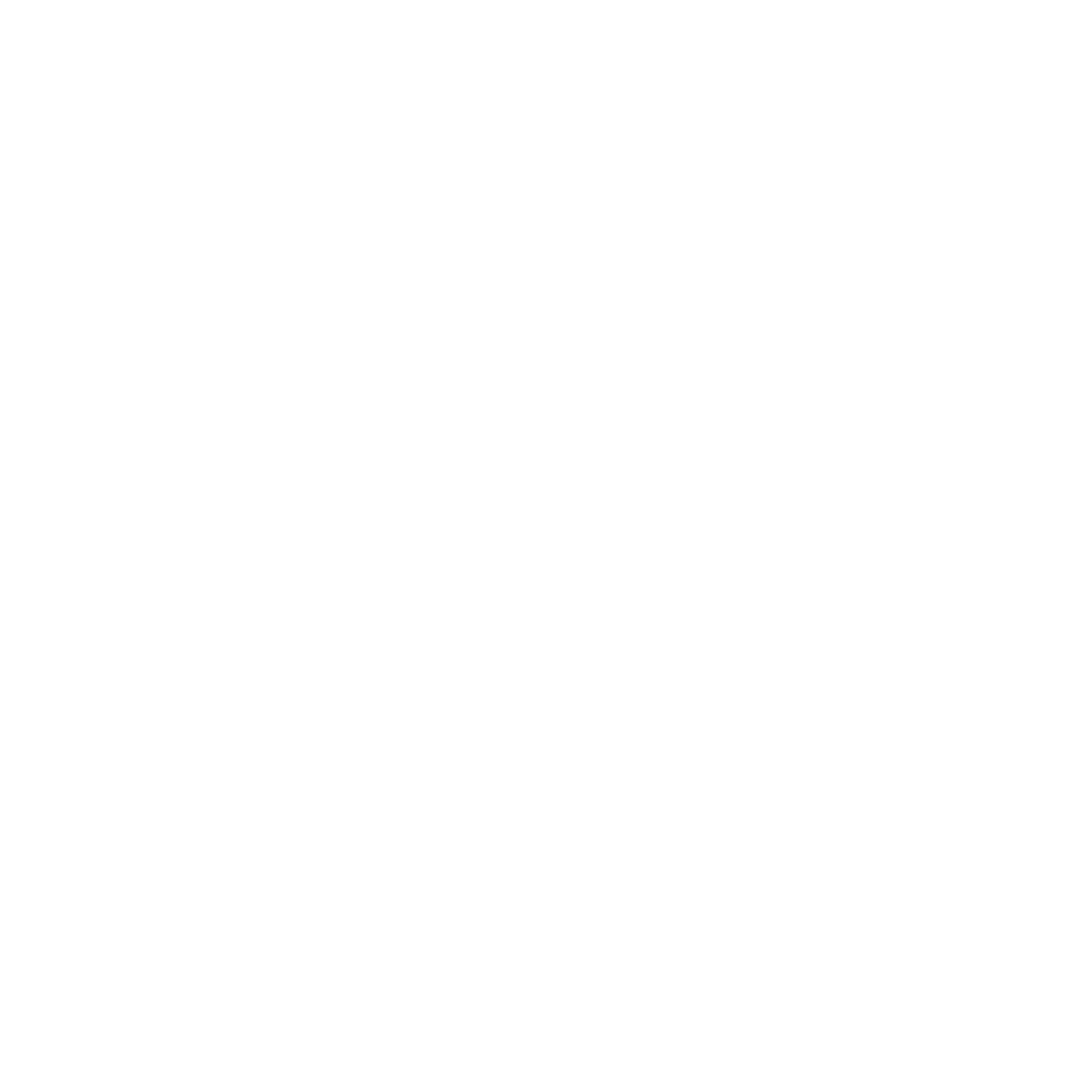 Outline drawing of a leafy plant on a black background.