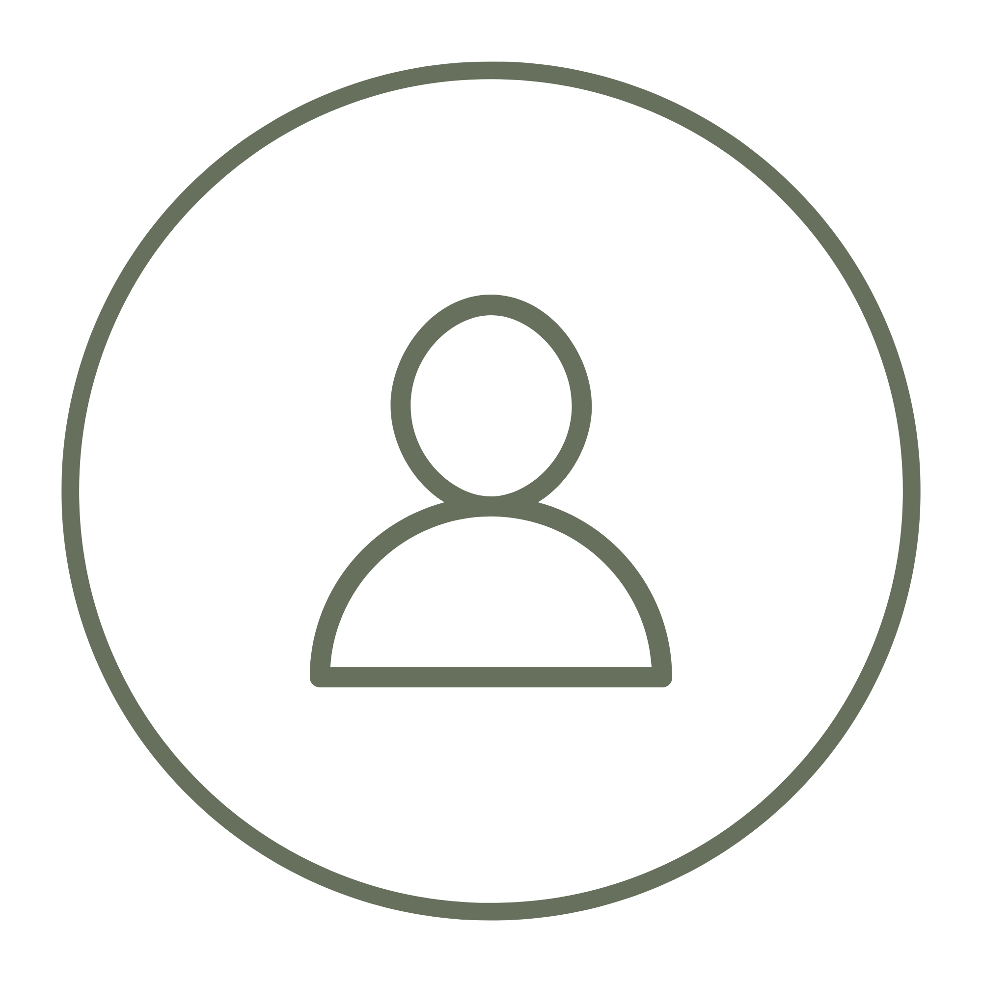 An outline of a globe with a person icon at the center, symbolizing global or international connectivity.
