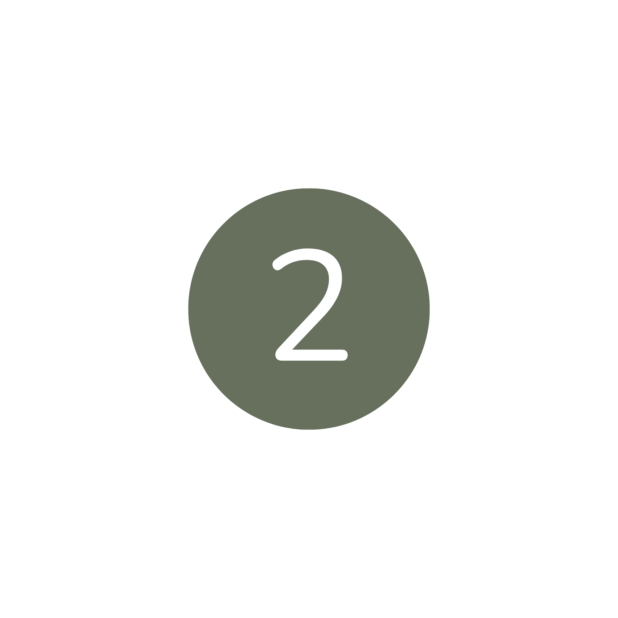 A large traffic light showing the number two, with a black background.