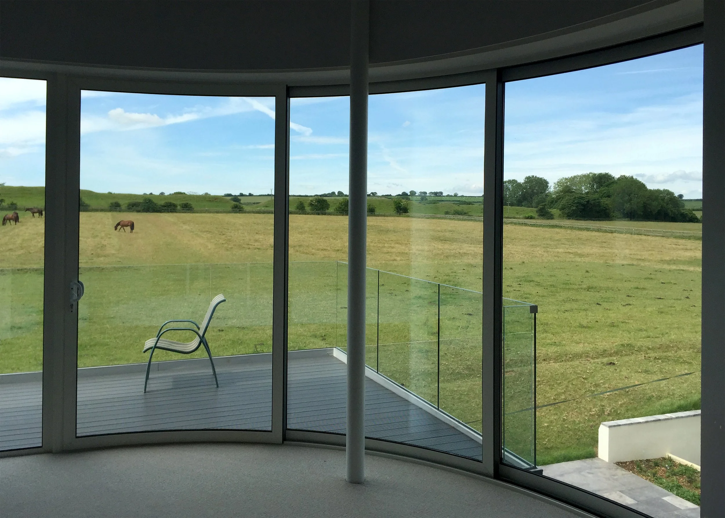 Curved Aluminium Doors