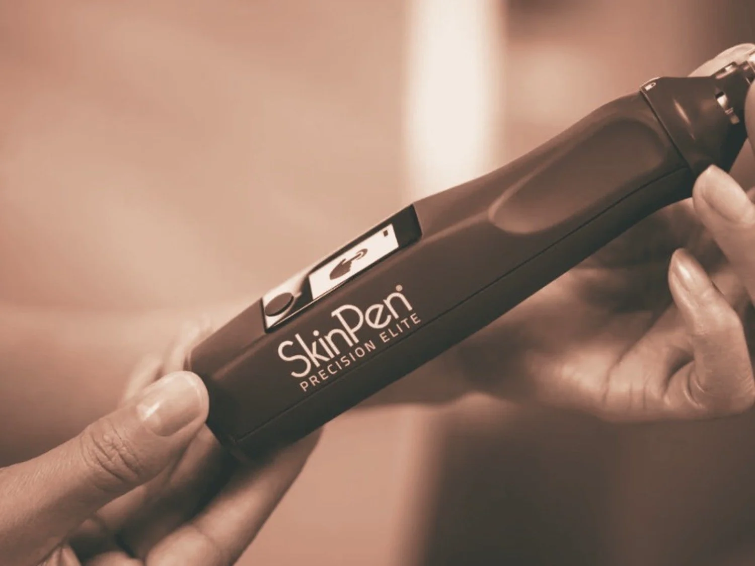 SkinPen Precision Elite microneedling device used for professional microneedling skin rejuvenation treatments at Covent Garden Skin Clinic.