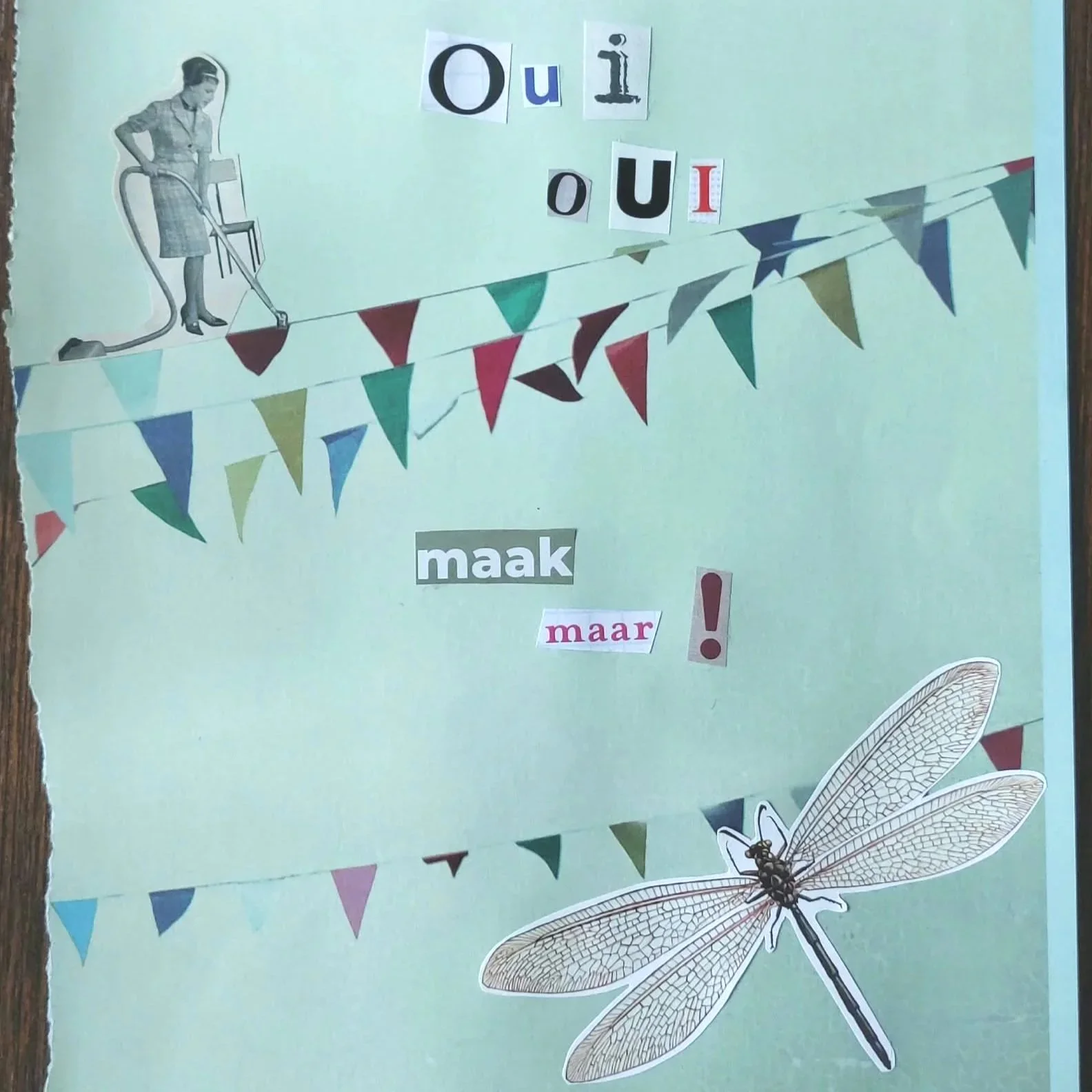 Sip &amp; craft: collage