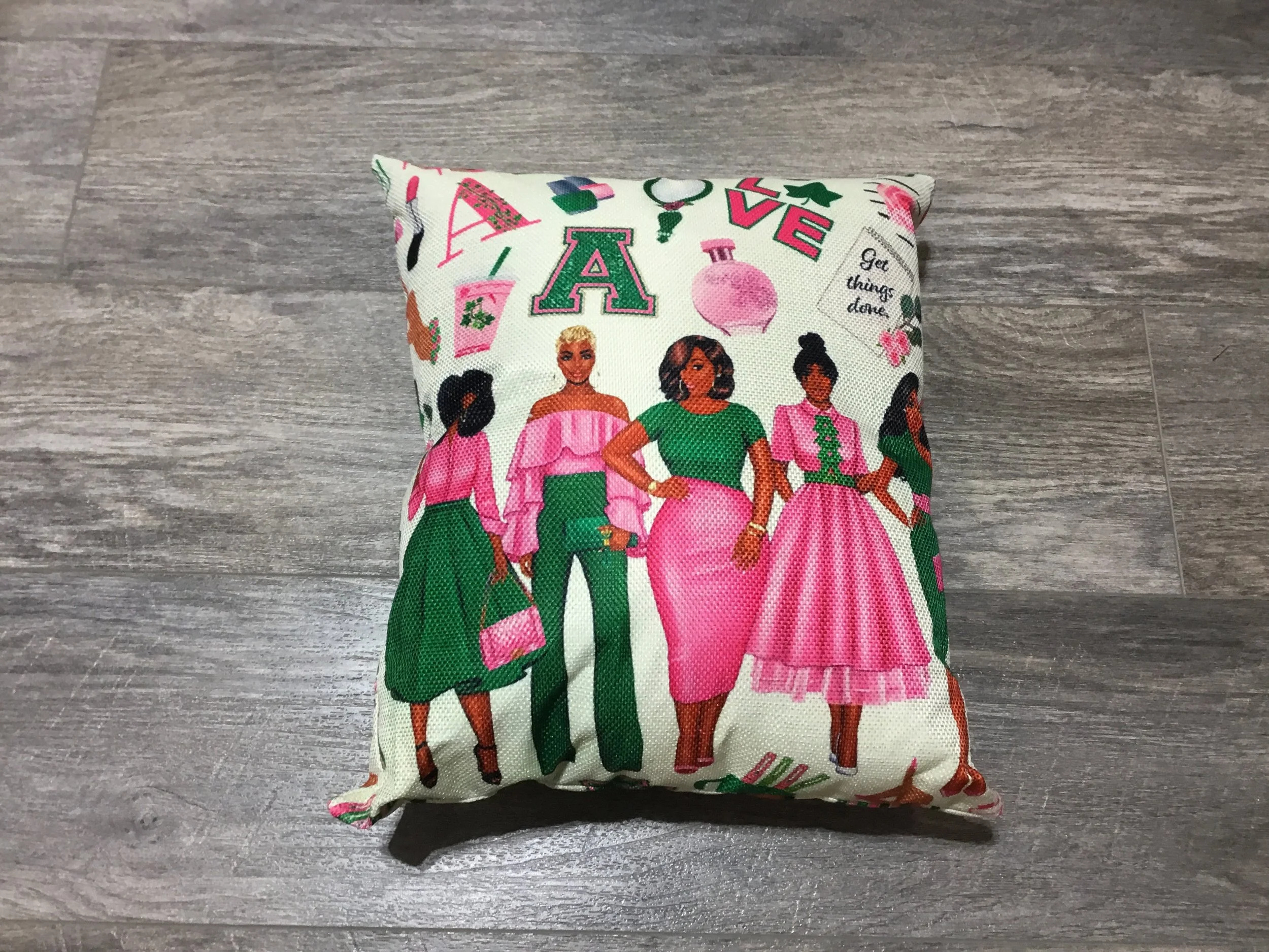 Society Flower Accent Pillow