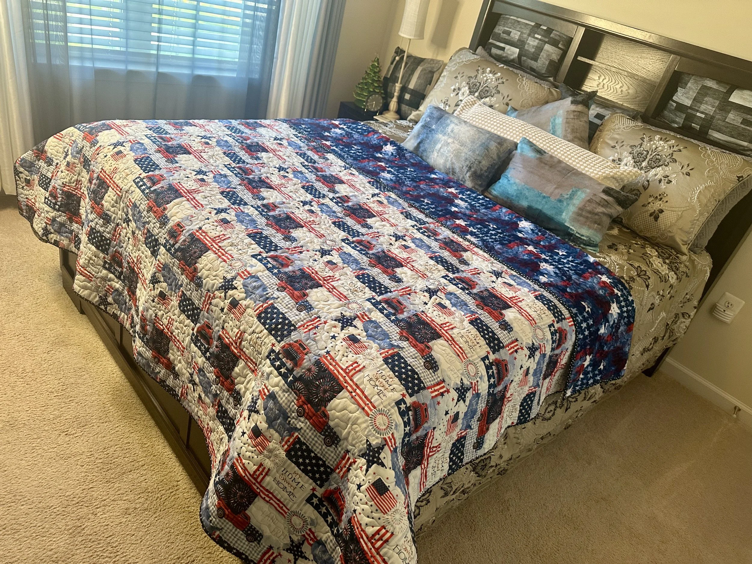 73" x 80" My Home Sweet Home Quilt