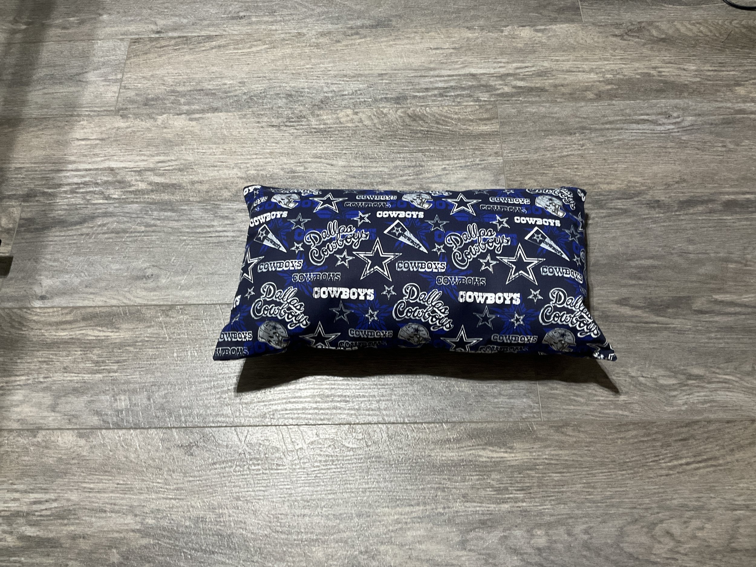 Blue Game Day Accent Pillow