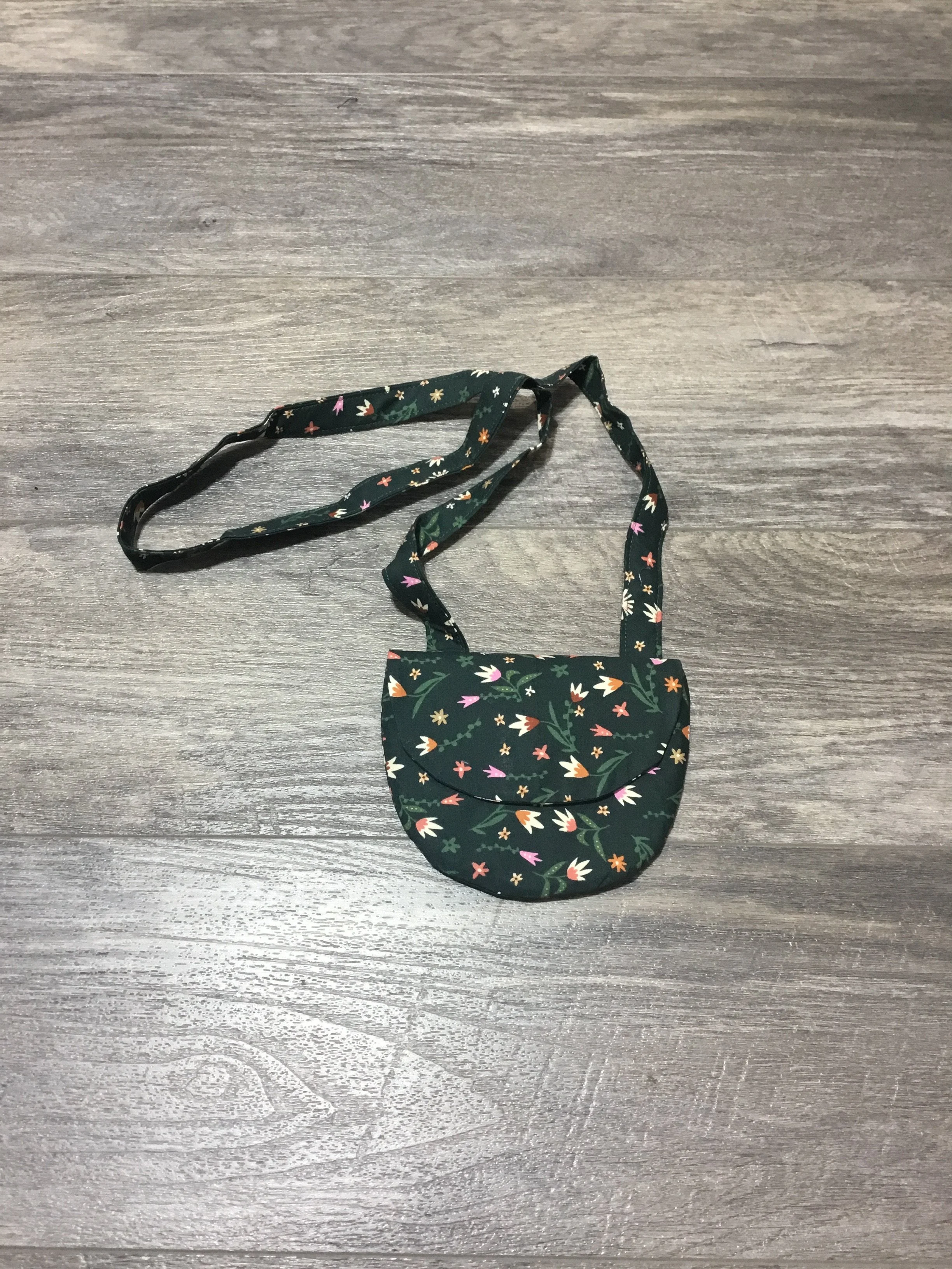 Dark Green Garden Purse