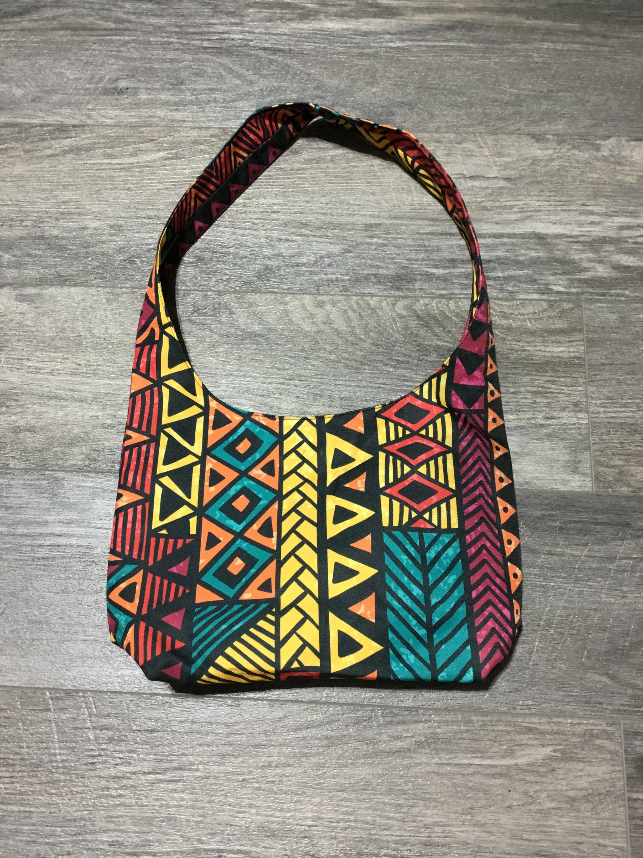 Tribal Stripe Hobo Bag
