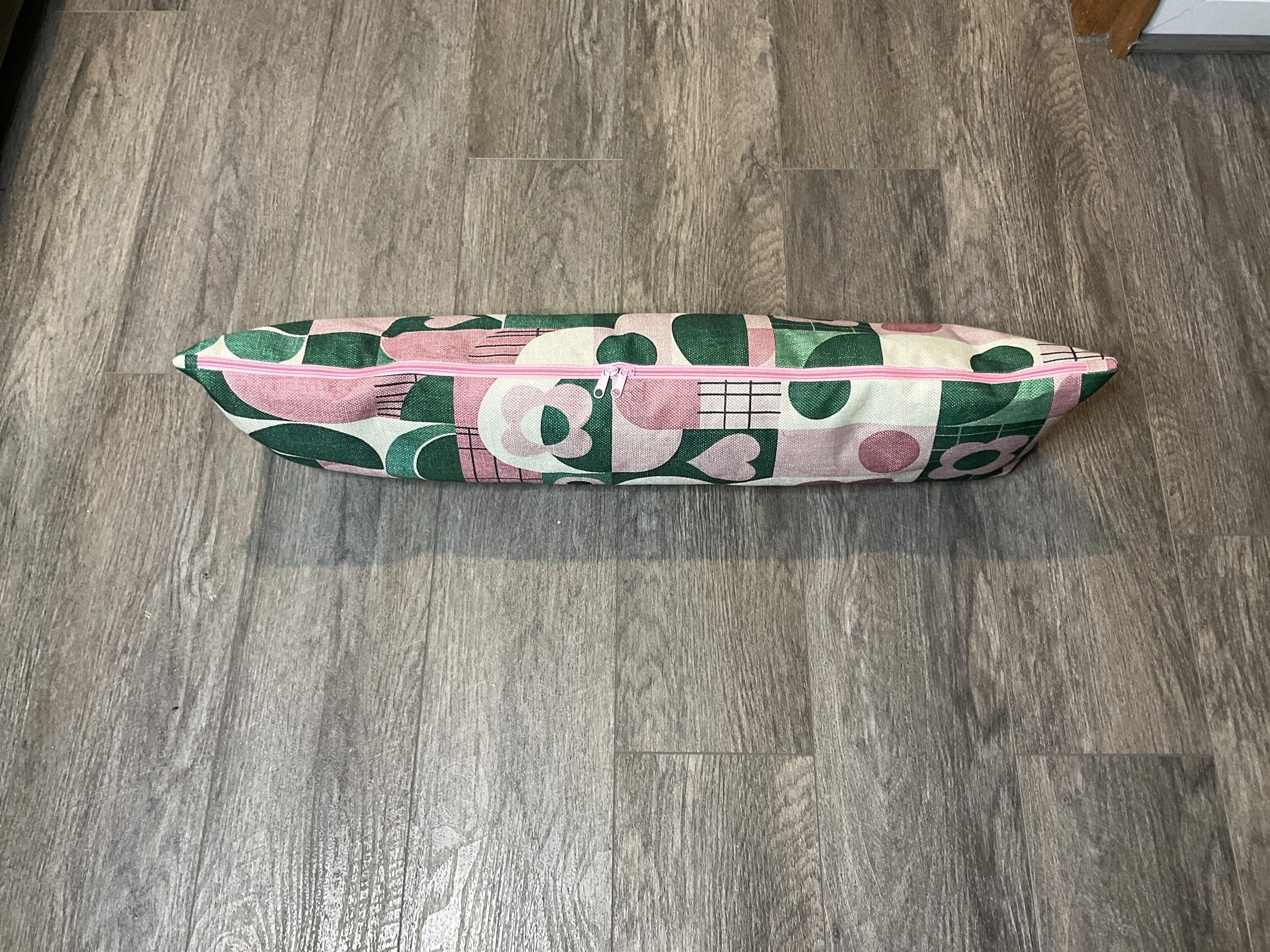 Color Grid Roll Pillow