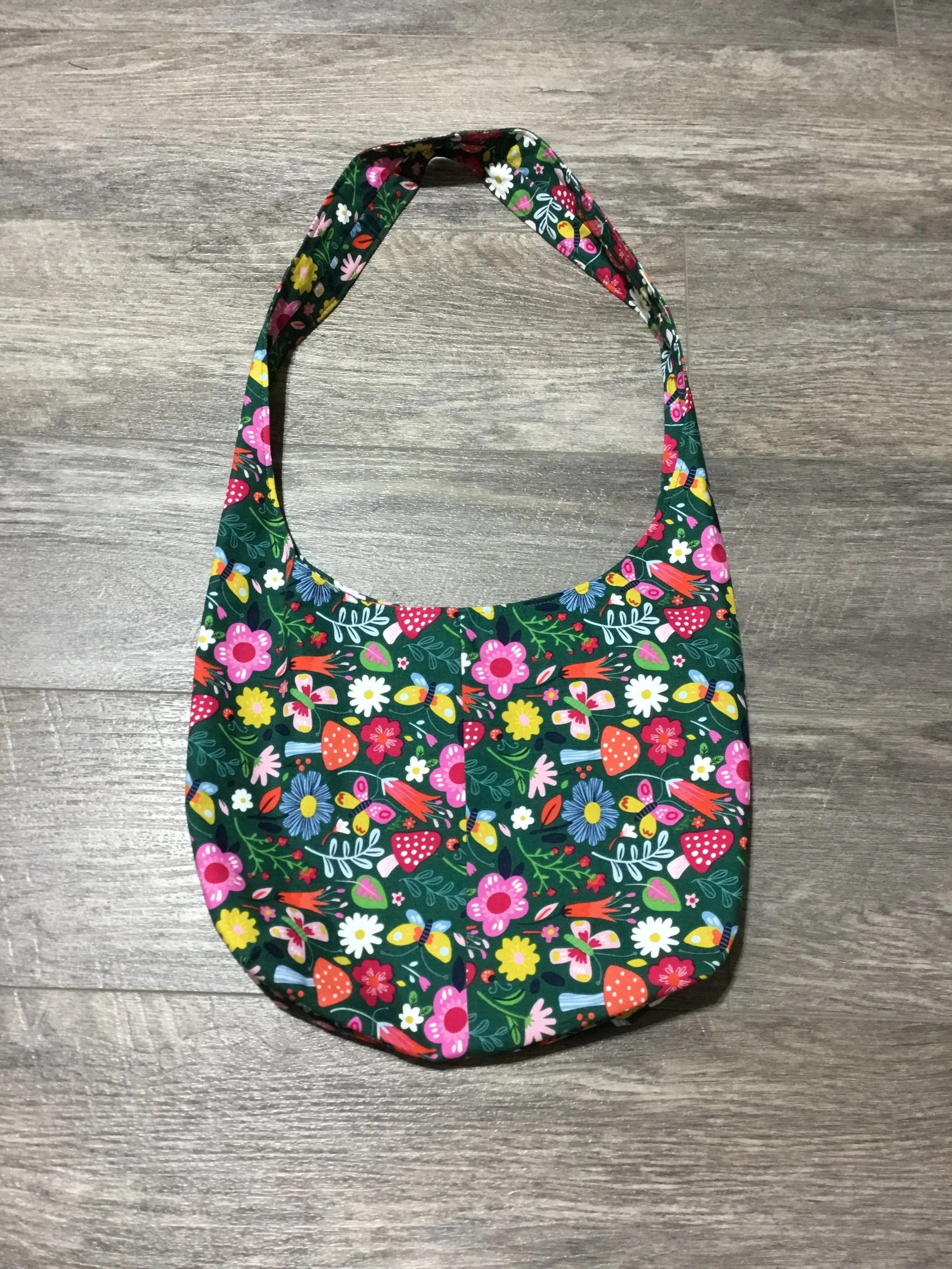 Summertime Floral Hobo Bag