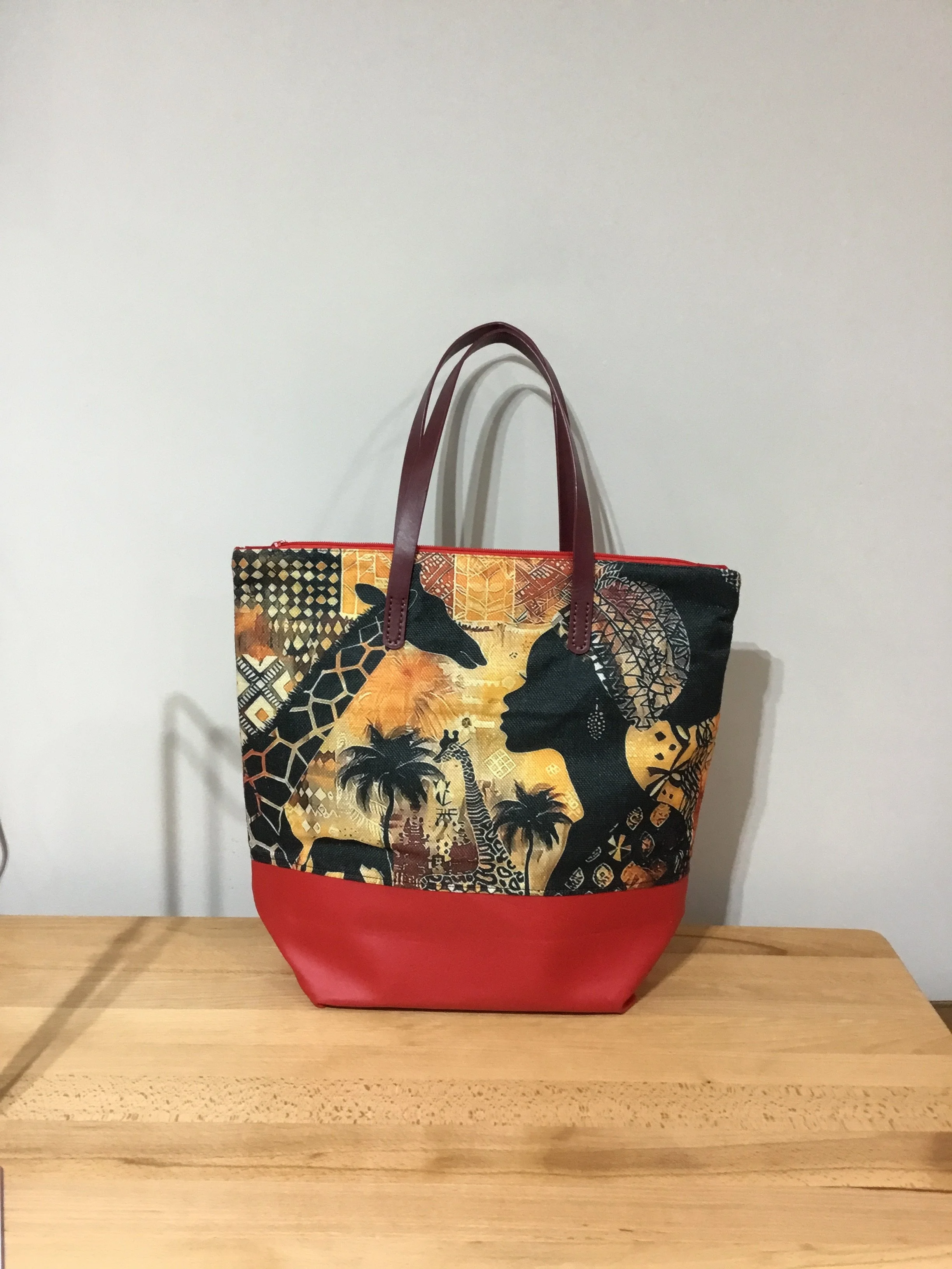 Red Mother Country Tote